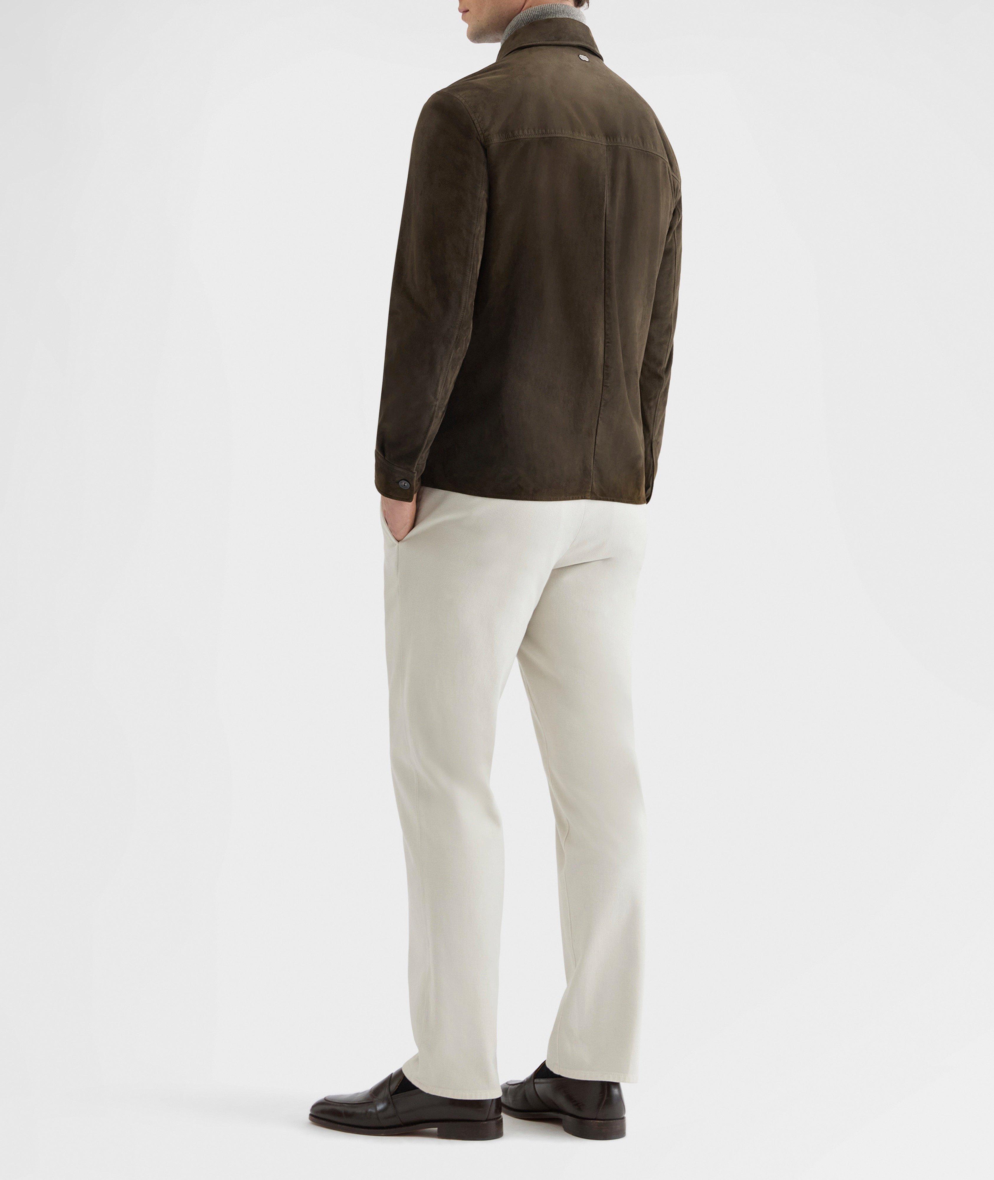 Suede Utility Overshirt  image 2