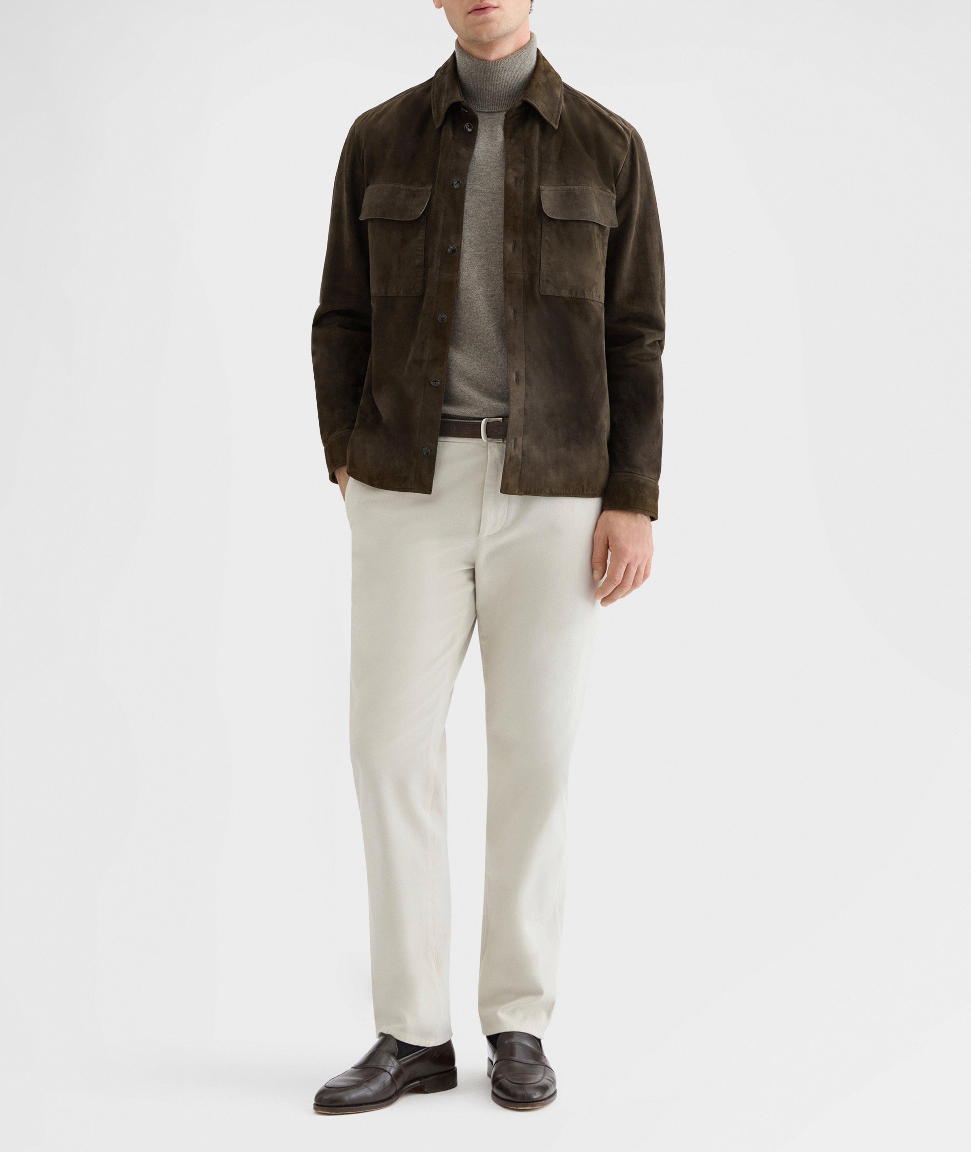 Suede Utility Overshirt  image 5