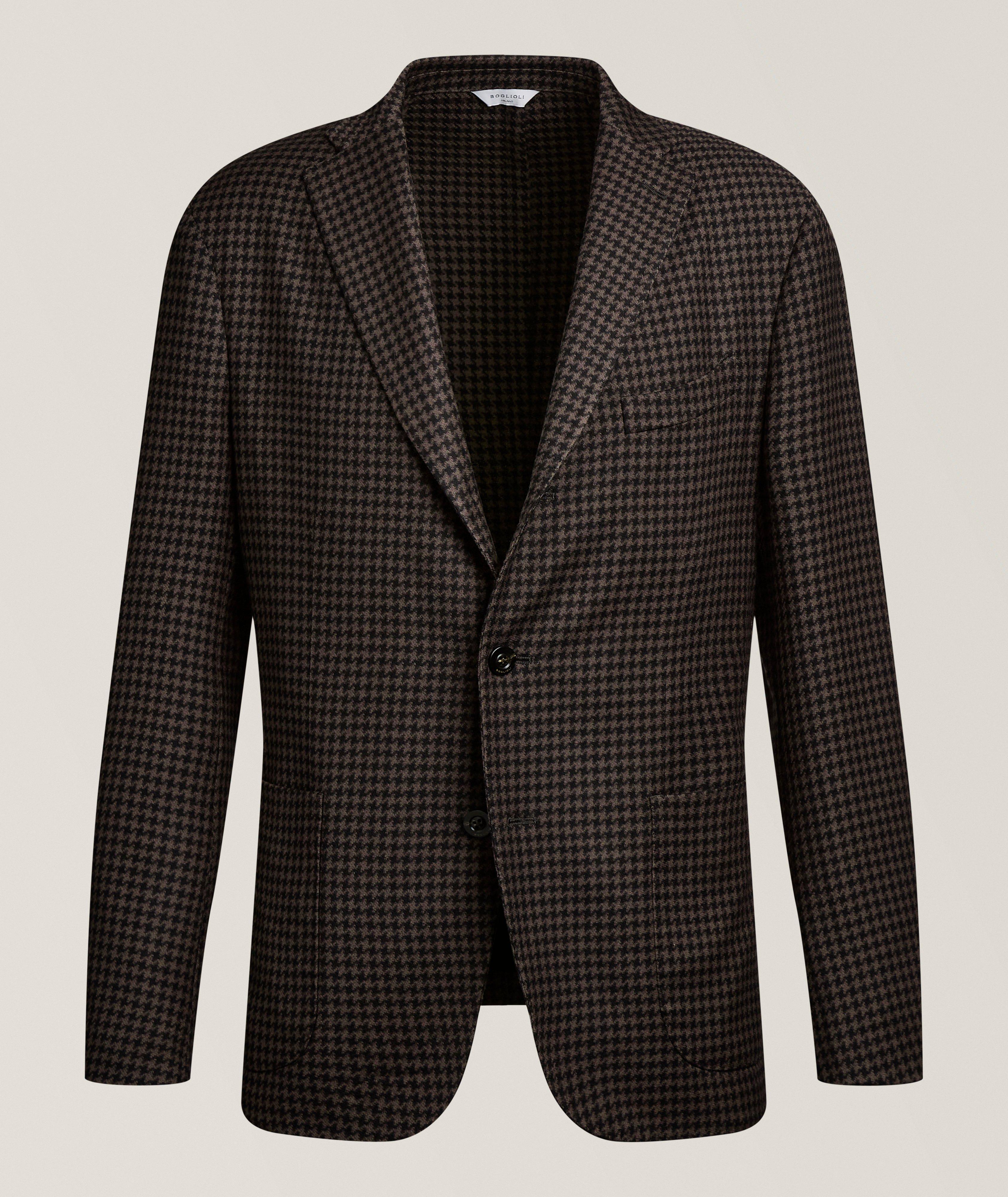 Boglioli Houndstooth Garment Dyed Sport Jacket