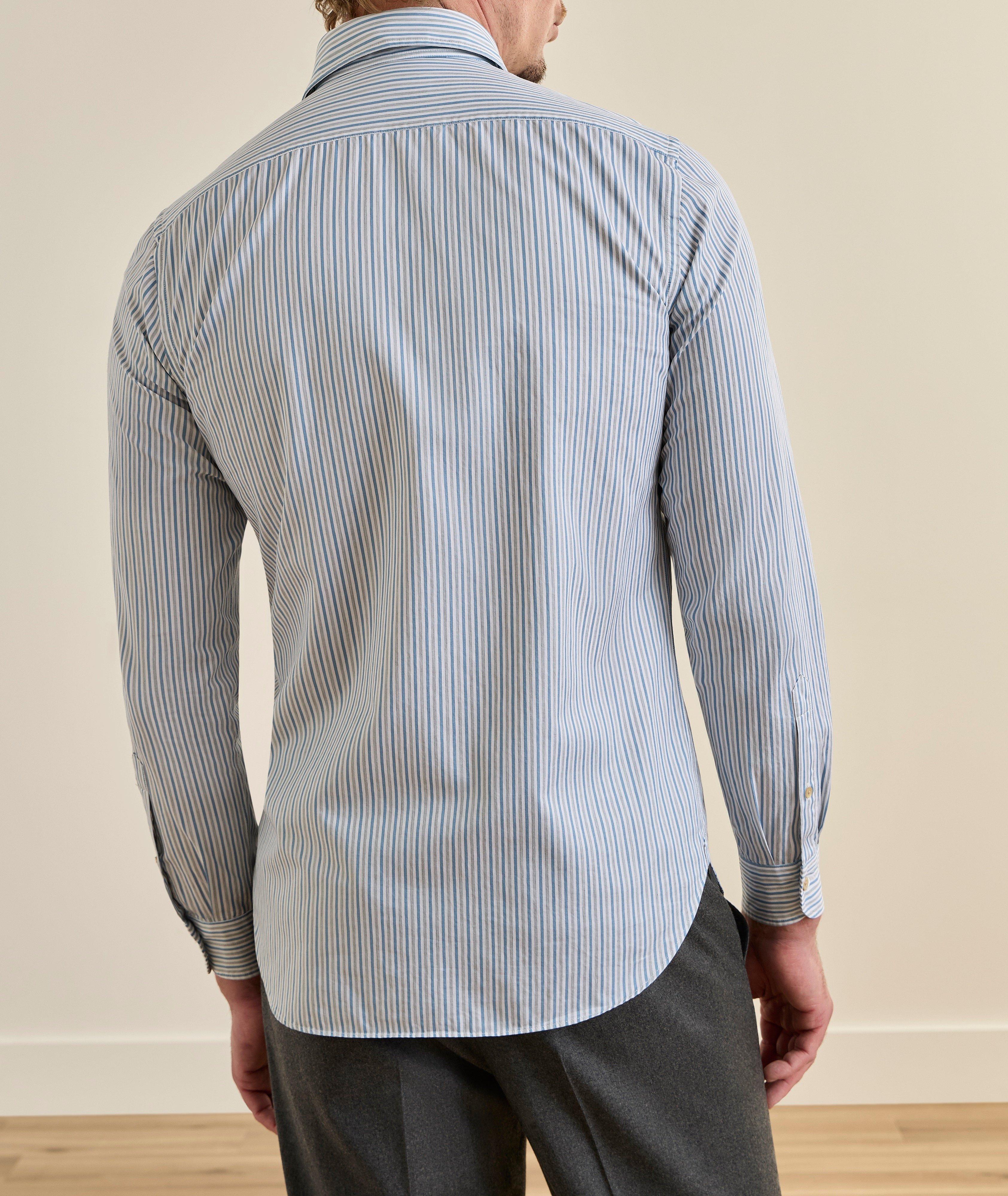 Chemise coton rayures lavées image 2