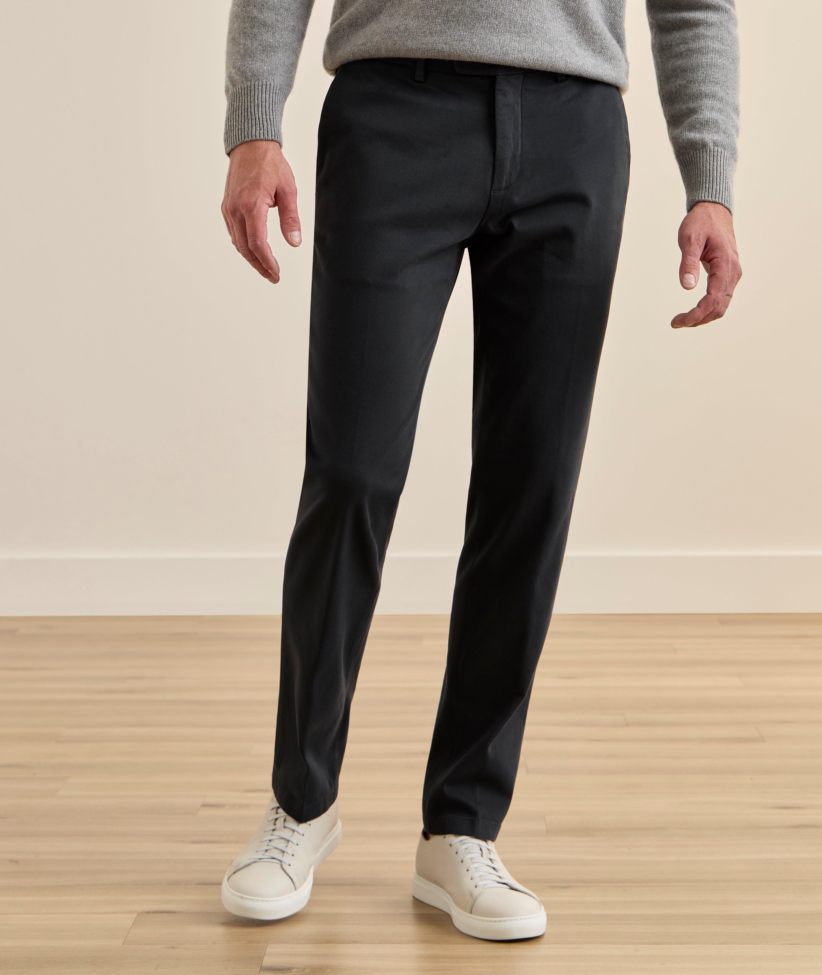 Pantalon chino coton-mélange lavé image 1