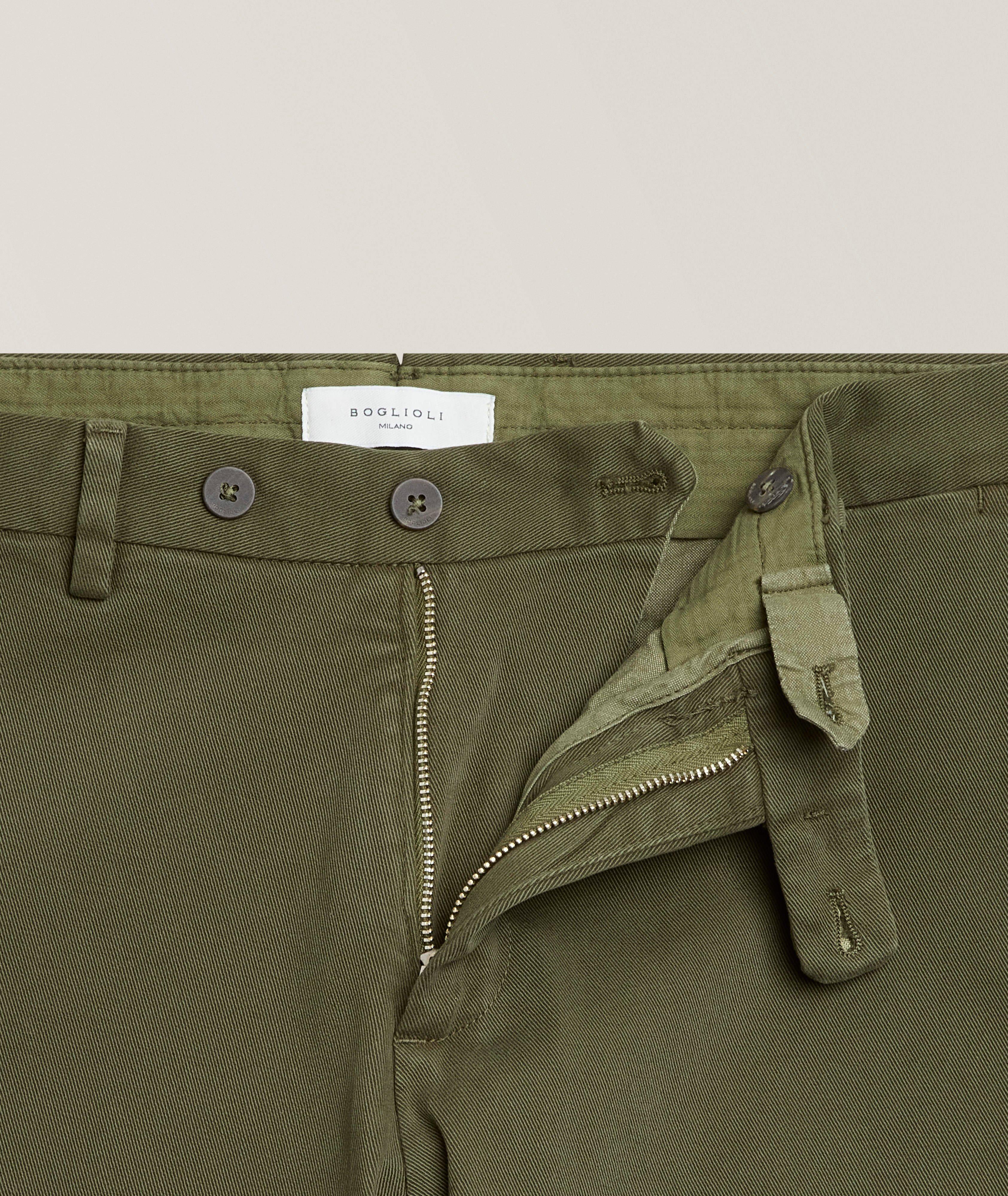Pantalon chino coton-mélange lavé image 4