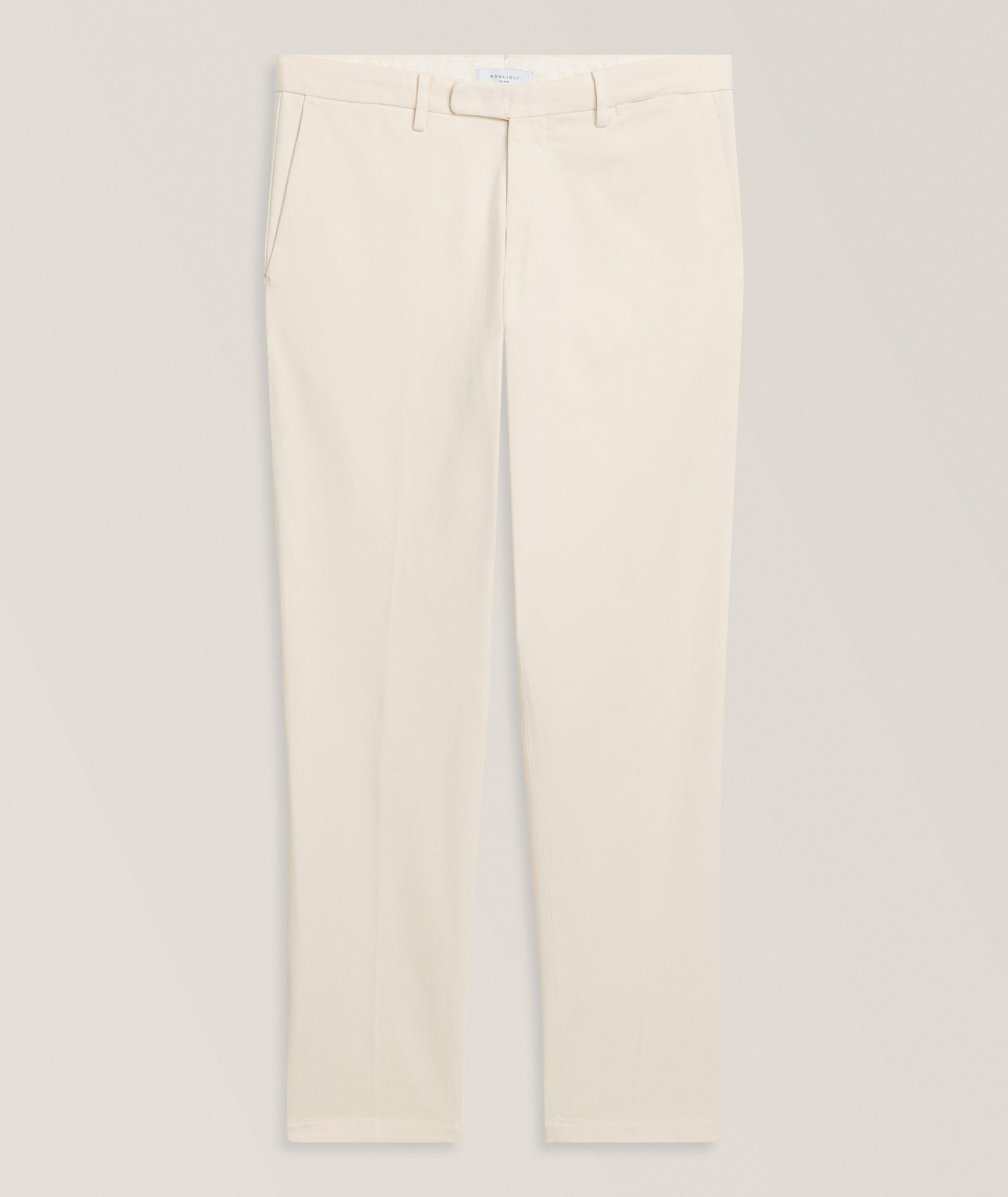 Pantalon chino coton-mélange lavé image 0
