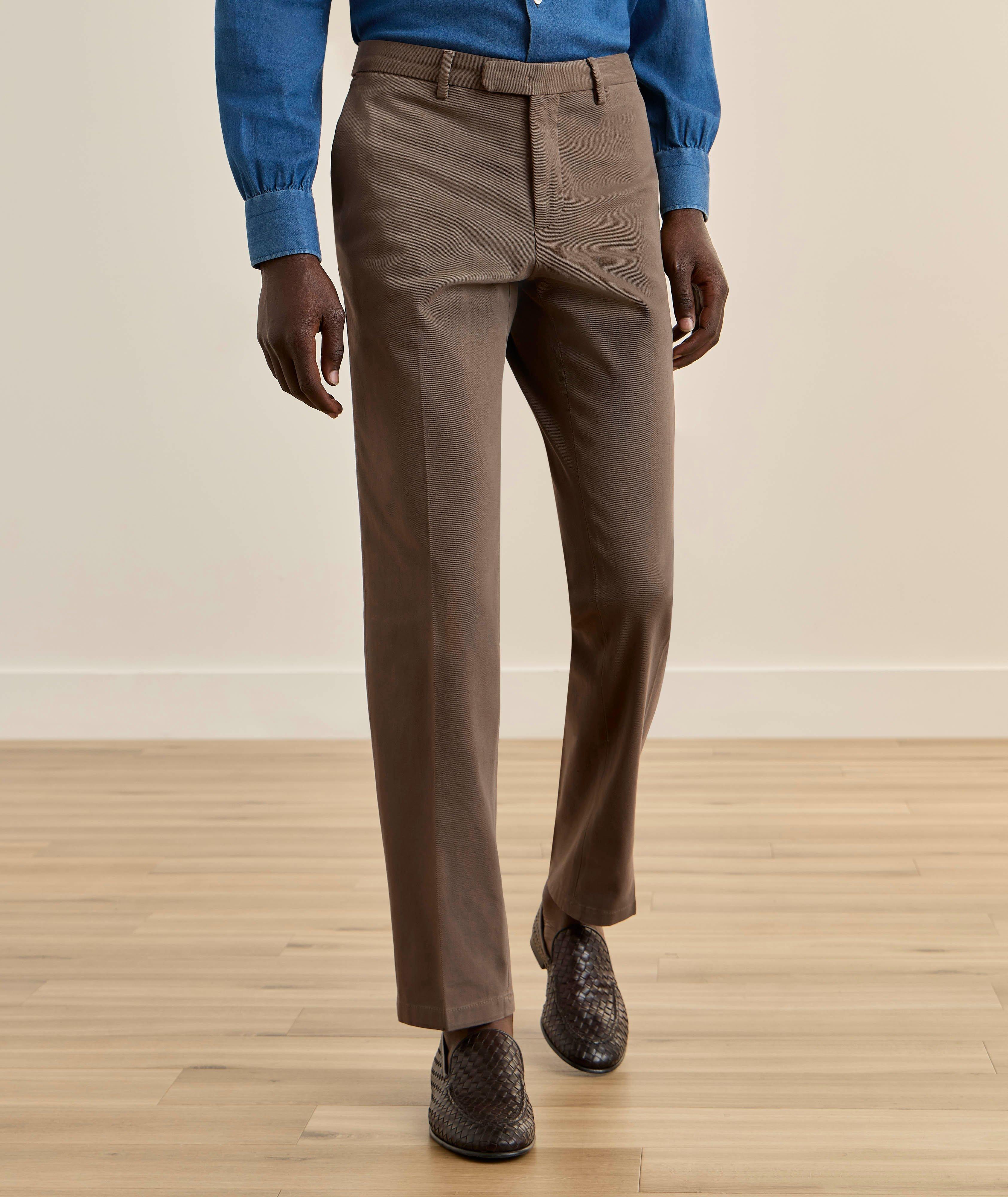 Pantalon chino coton-mélange lavé image 1