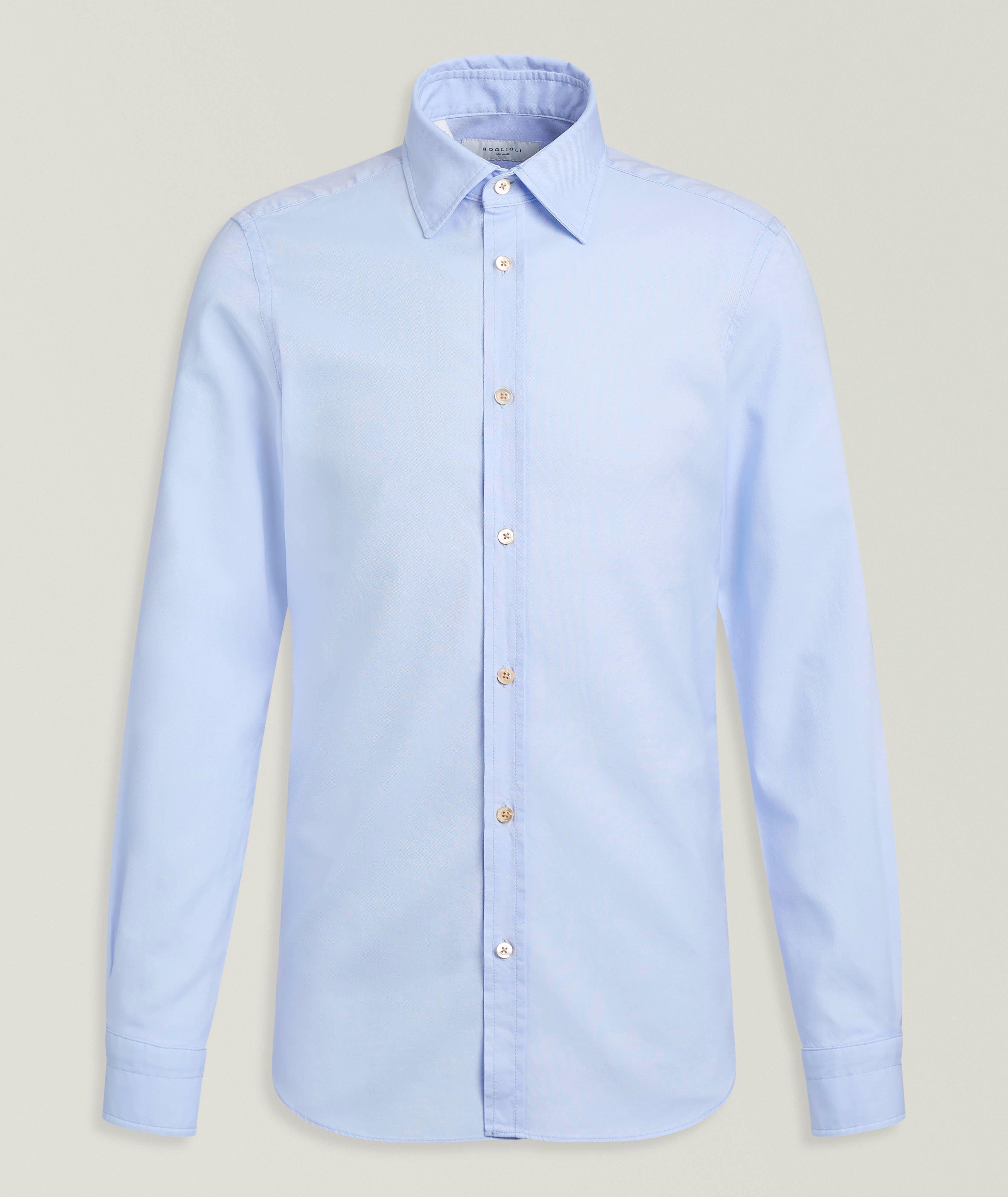 Boglioli Washed Cotton Poplin Shirt
