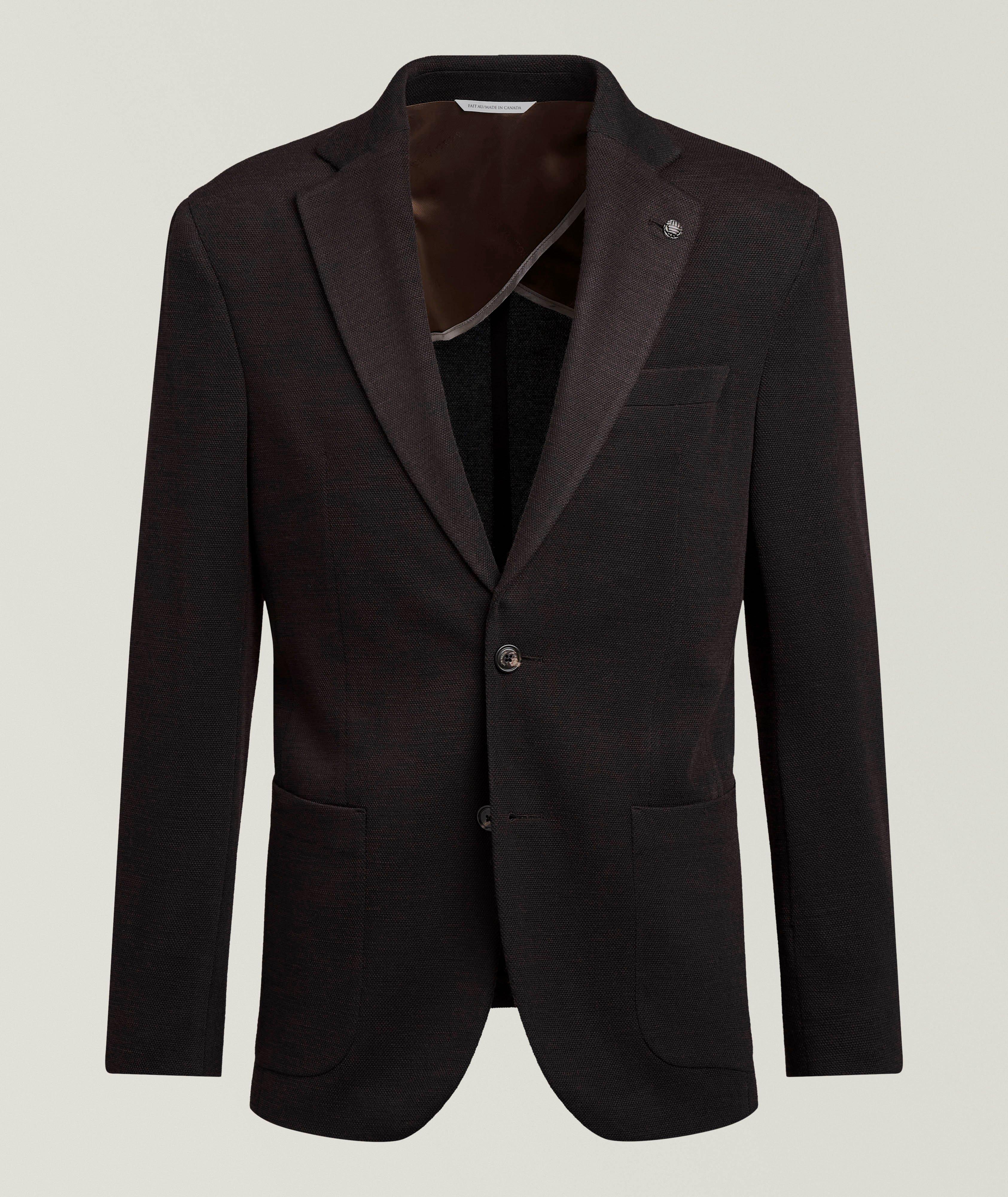 Jack Victor Veston sport laine-mélange piqué