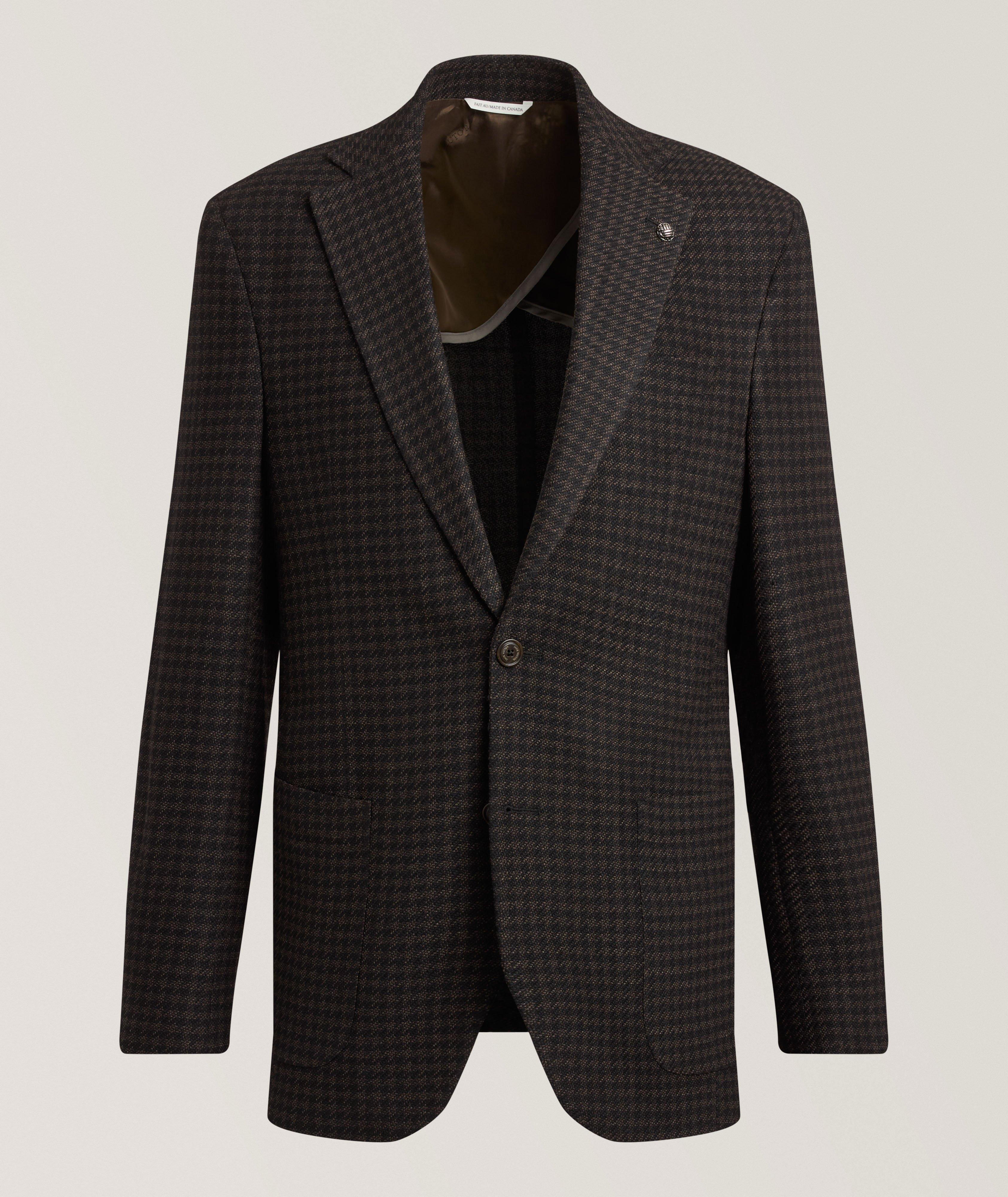 Jack Victor Herringbone Wool-Blend Sport Jacket