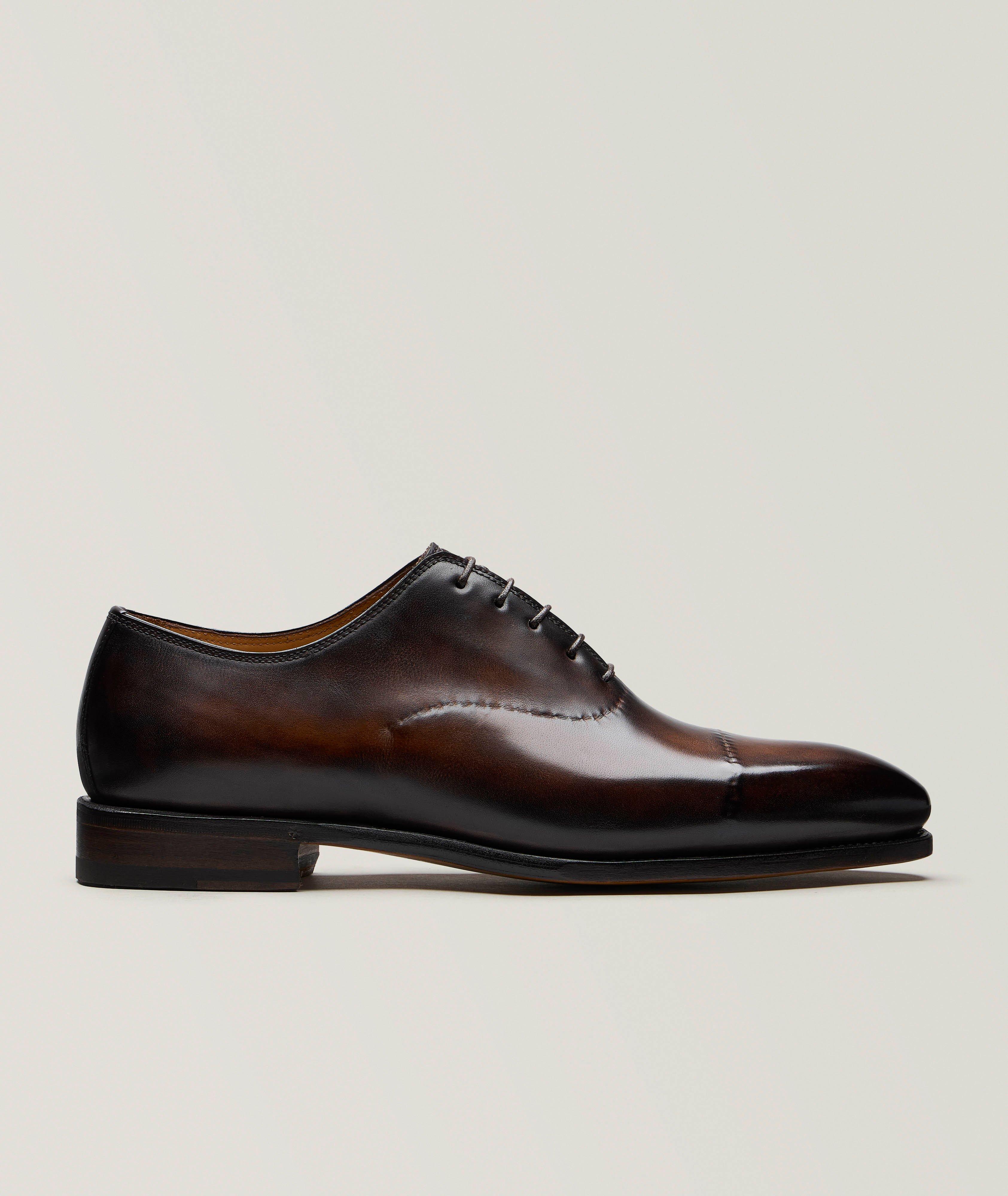 Bontoni Vittorio Reverse Stitch Leather Oxfords