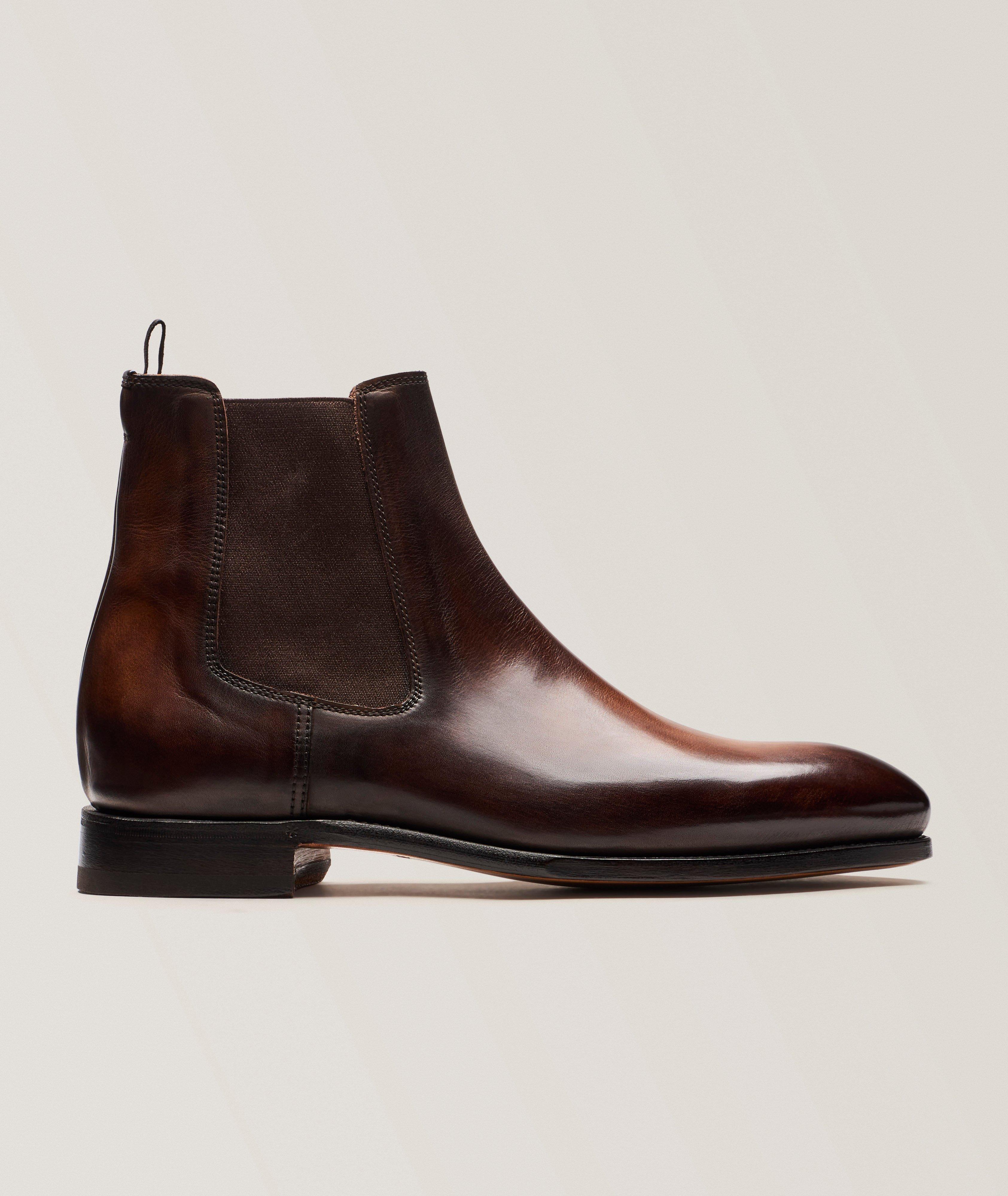 Bontoni Cavaliere Leather Chelsea Boots