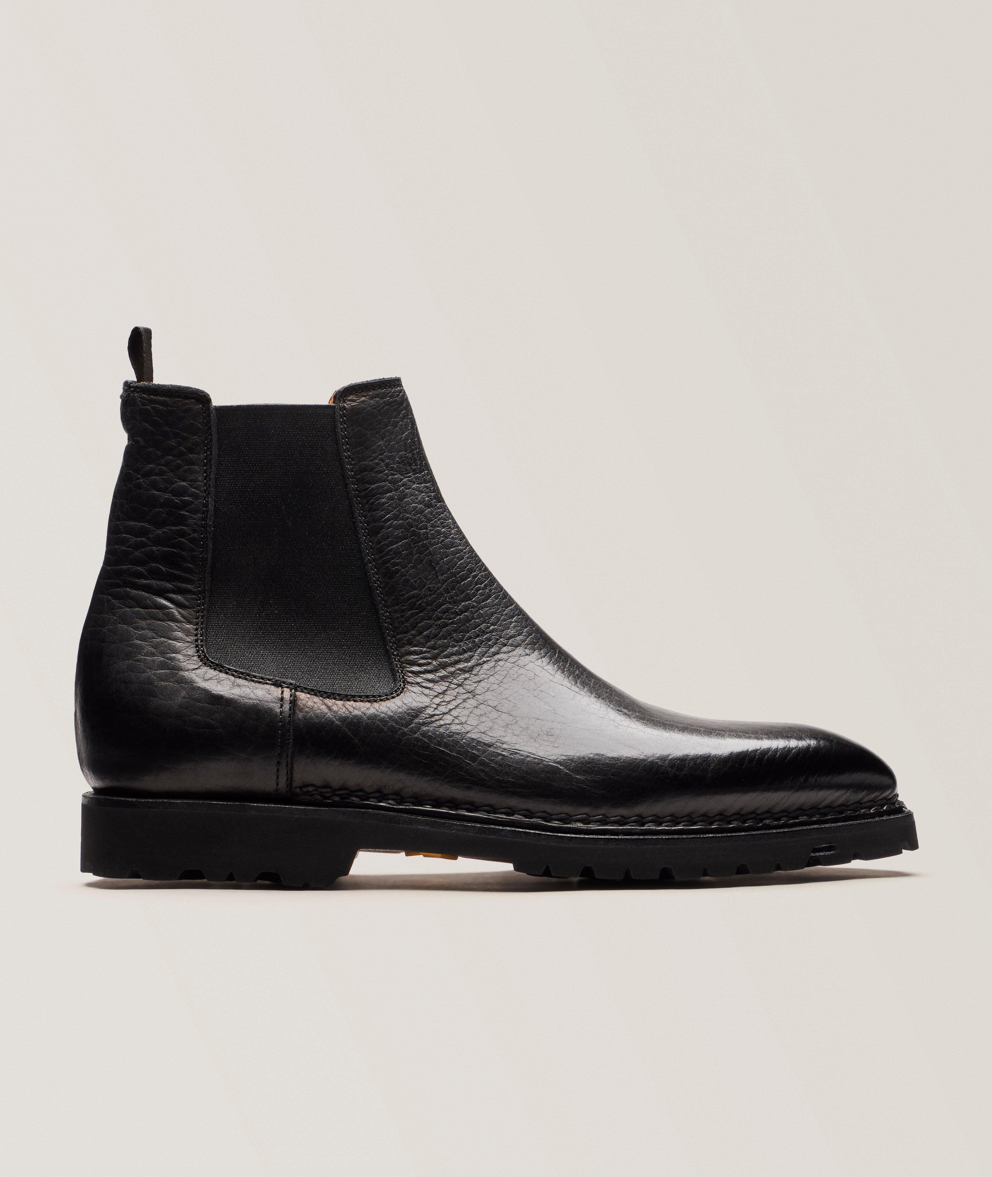 Bontoni Cavaliere Leather Chelsea Boots