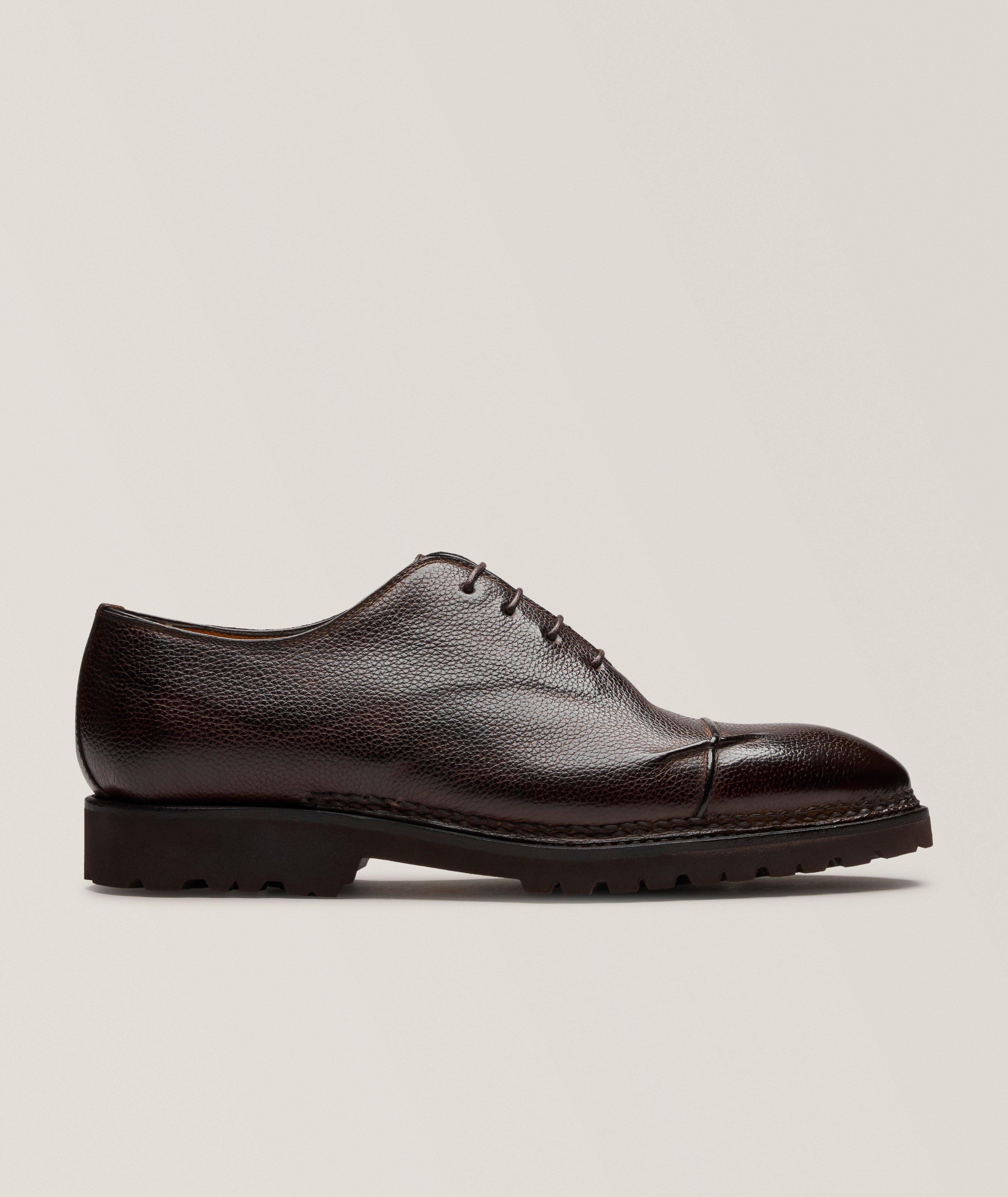 Bontoni Achille Cap-Toe Leather Oxfords