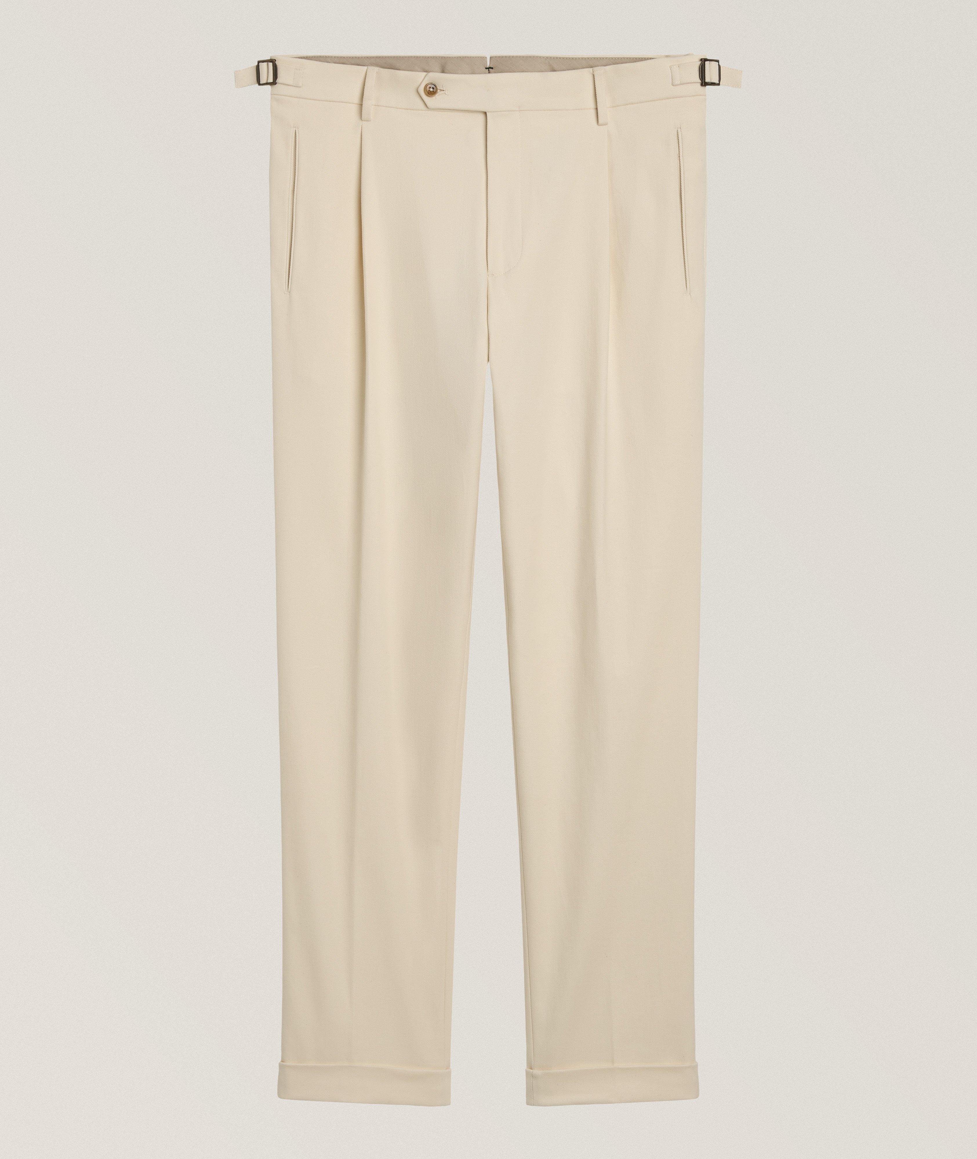 Berwich Retrolong Pleated Dress Pants 