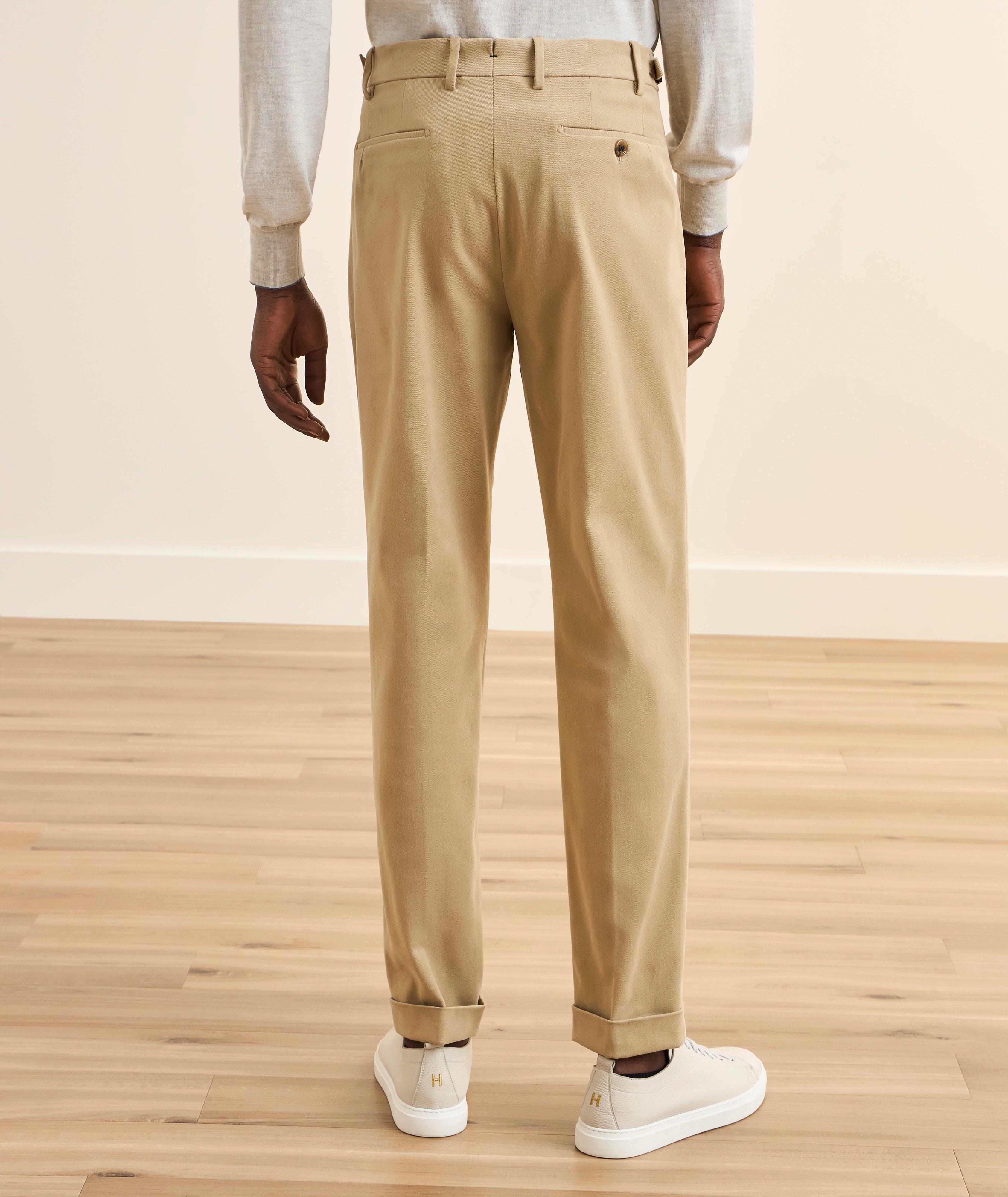 Retrolong Brushed Twill Pleated Dress Pants image 2