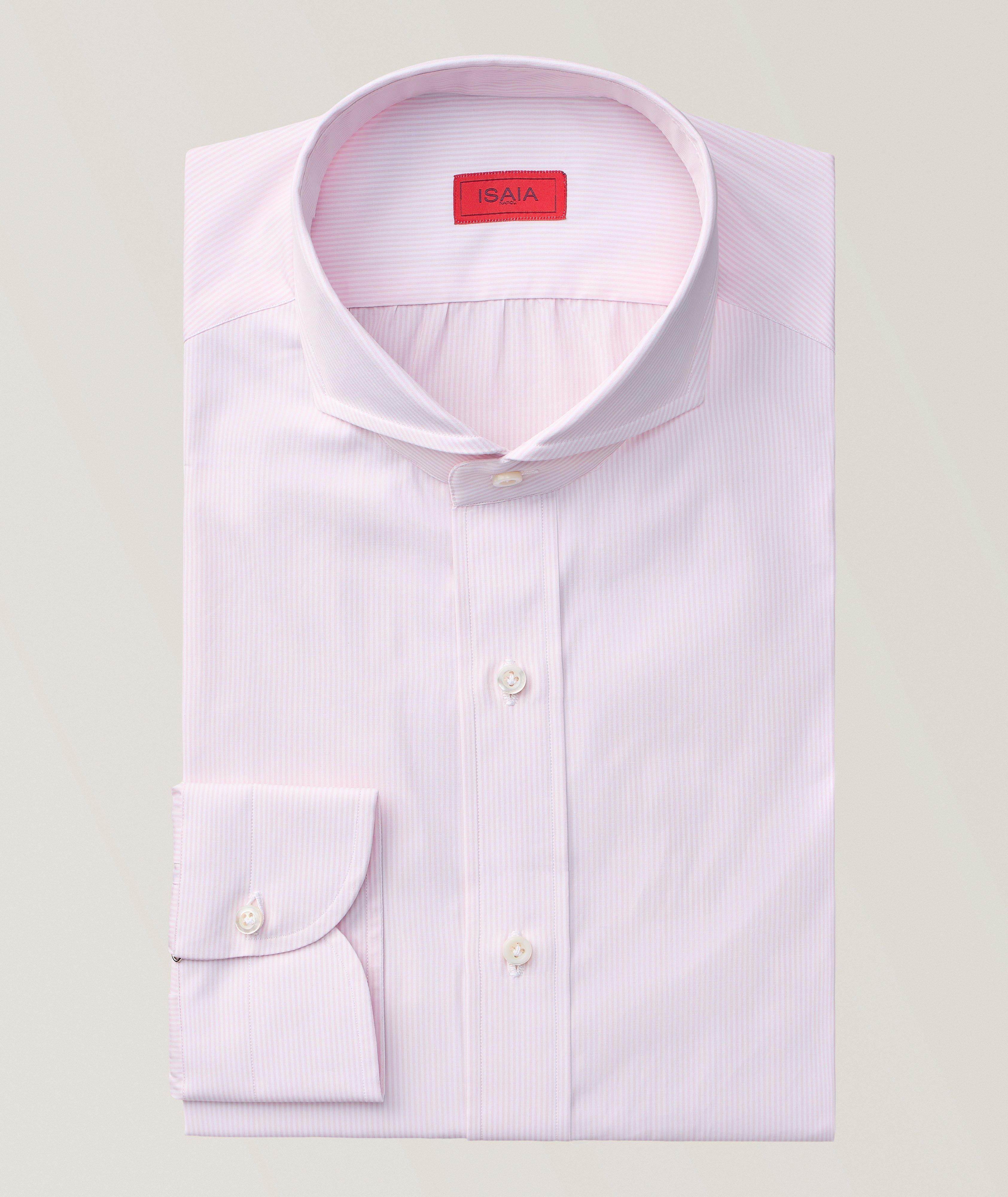 Striped Cotton Dress Shirt image 0