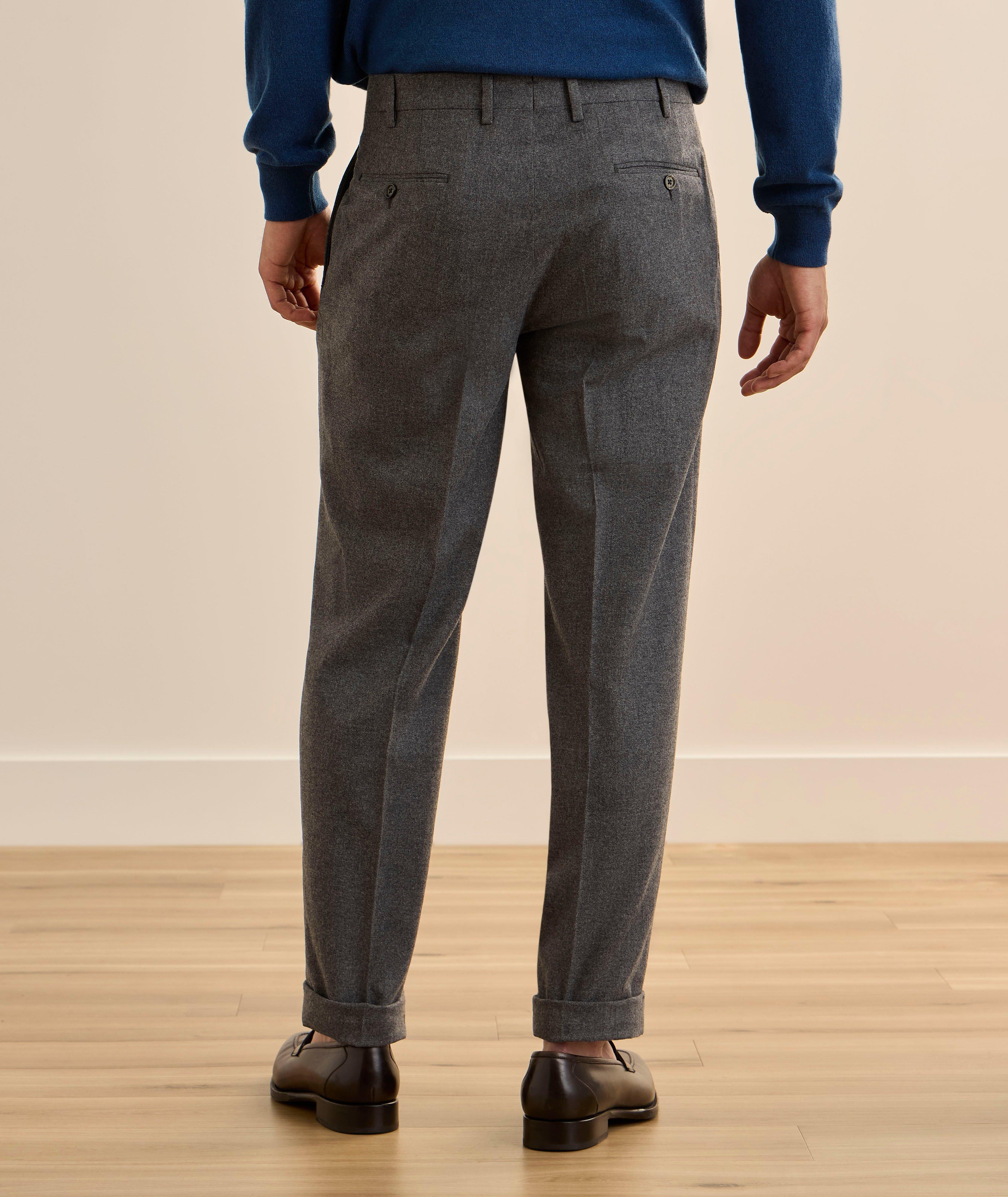 Pantalon cachemire-laine flanelle mélange image 2