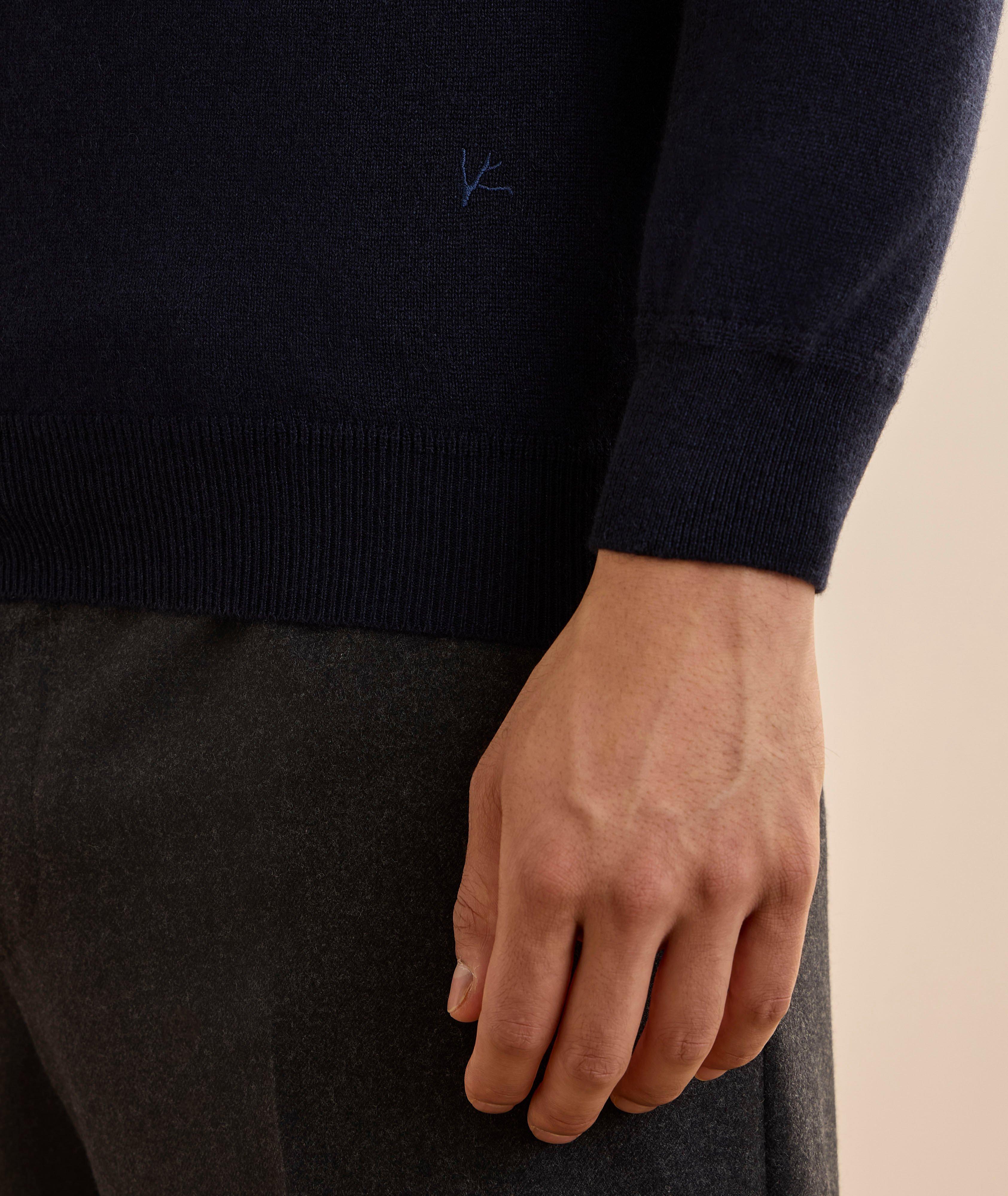 Mélange Cashmere Turtleneck Sweater image 4