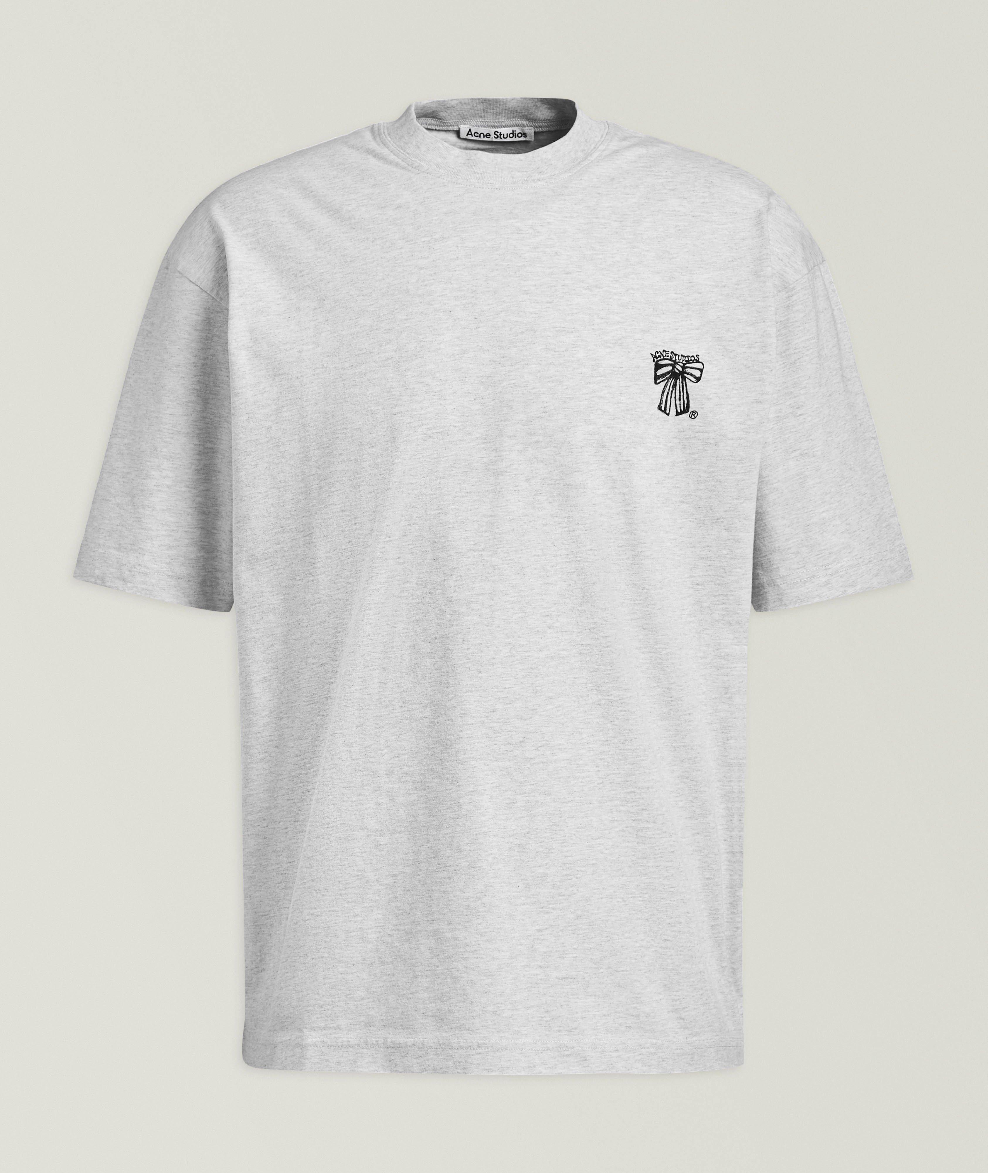 Acne Studios Bow Logo Cotton T-Shirt