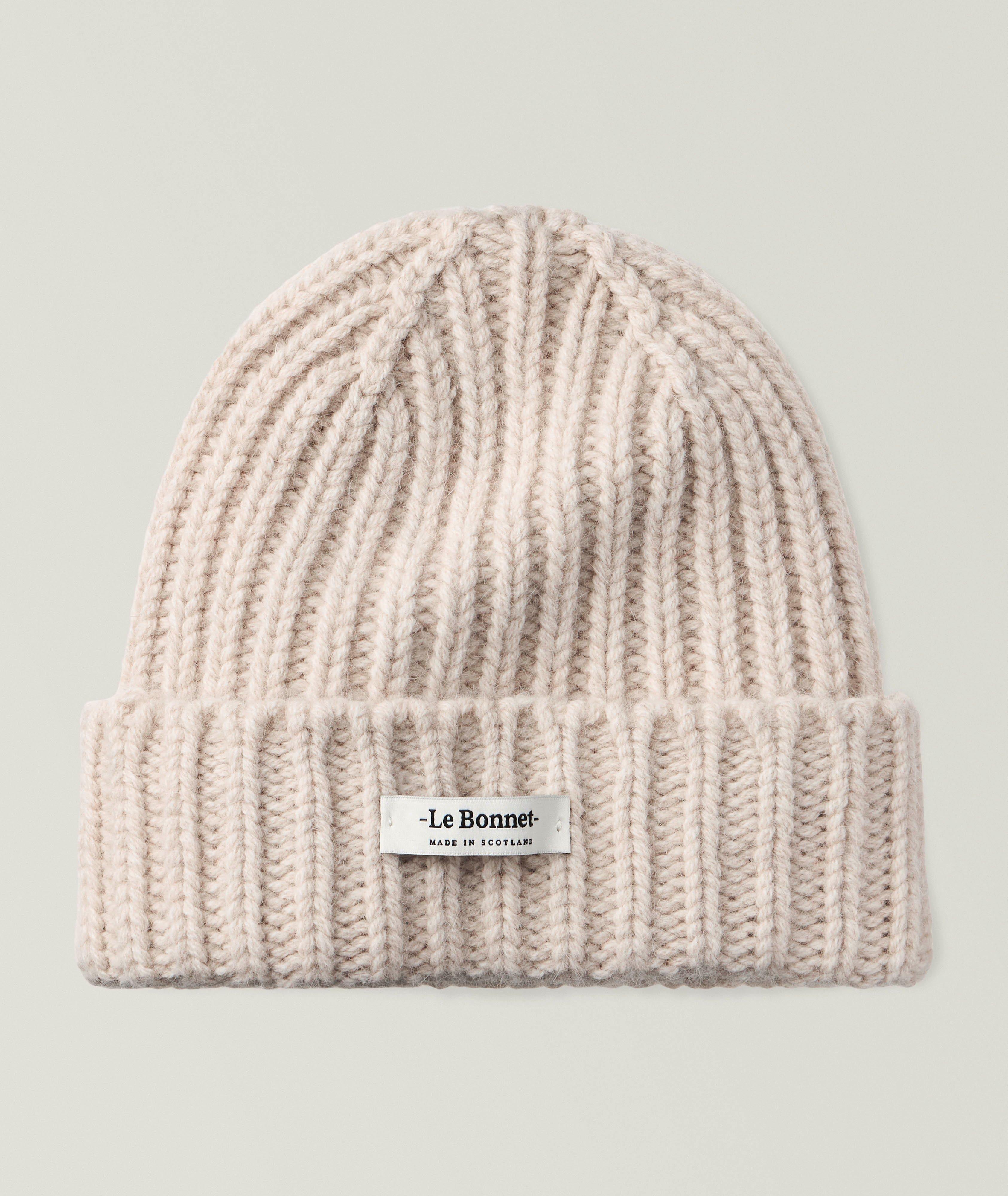 Le Logo Wool-Angora Ribbed Beanie  image 0