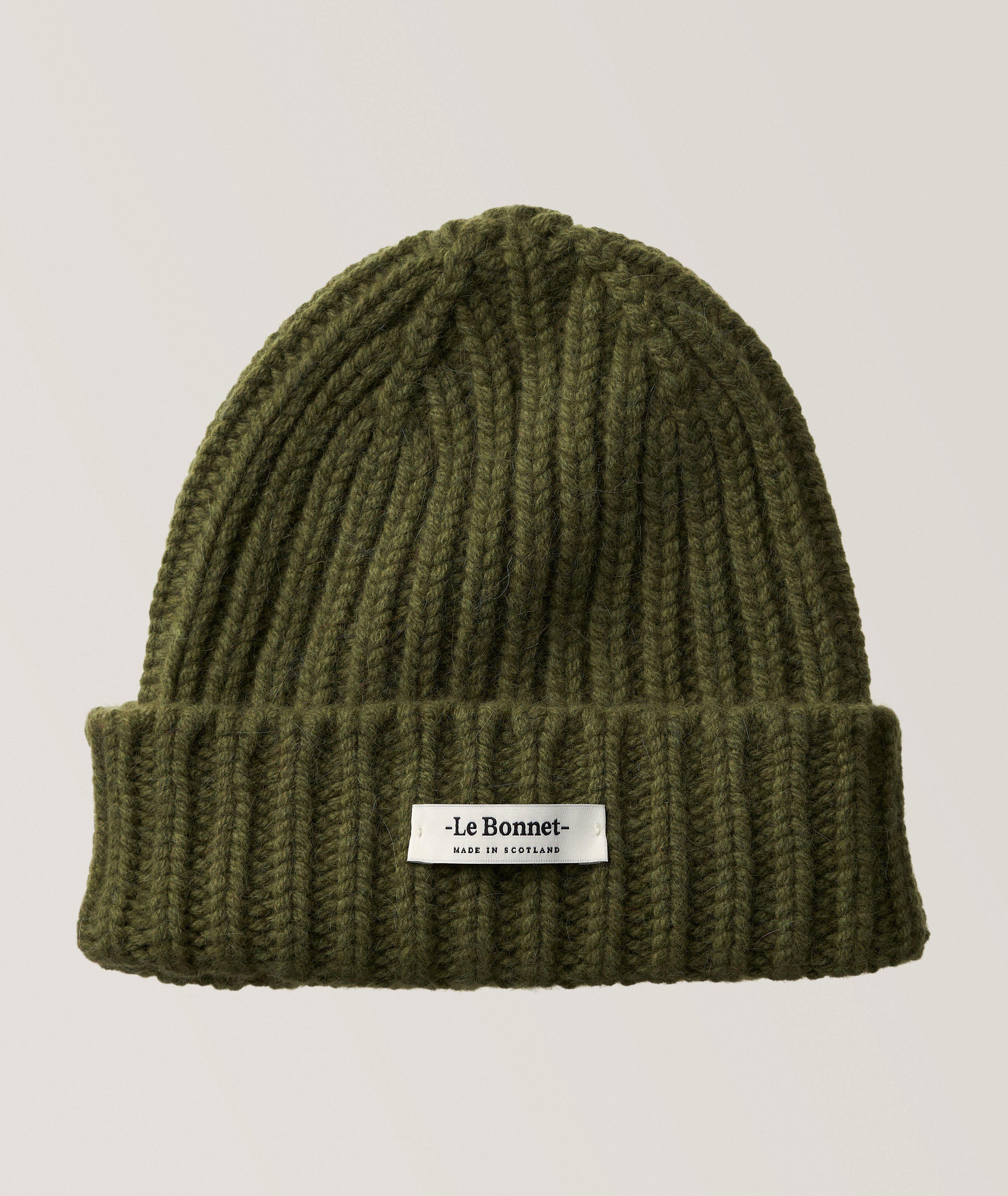 Le Logo Wool-Angora Ribbed Beanie  image 0