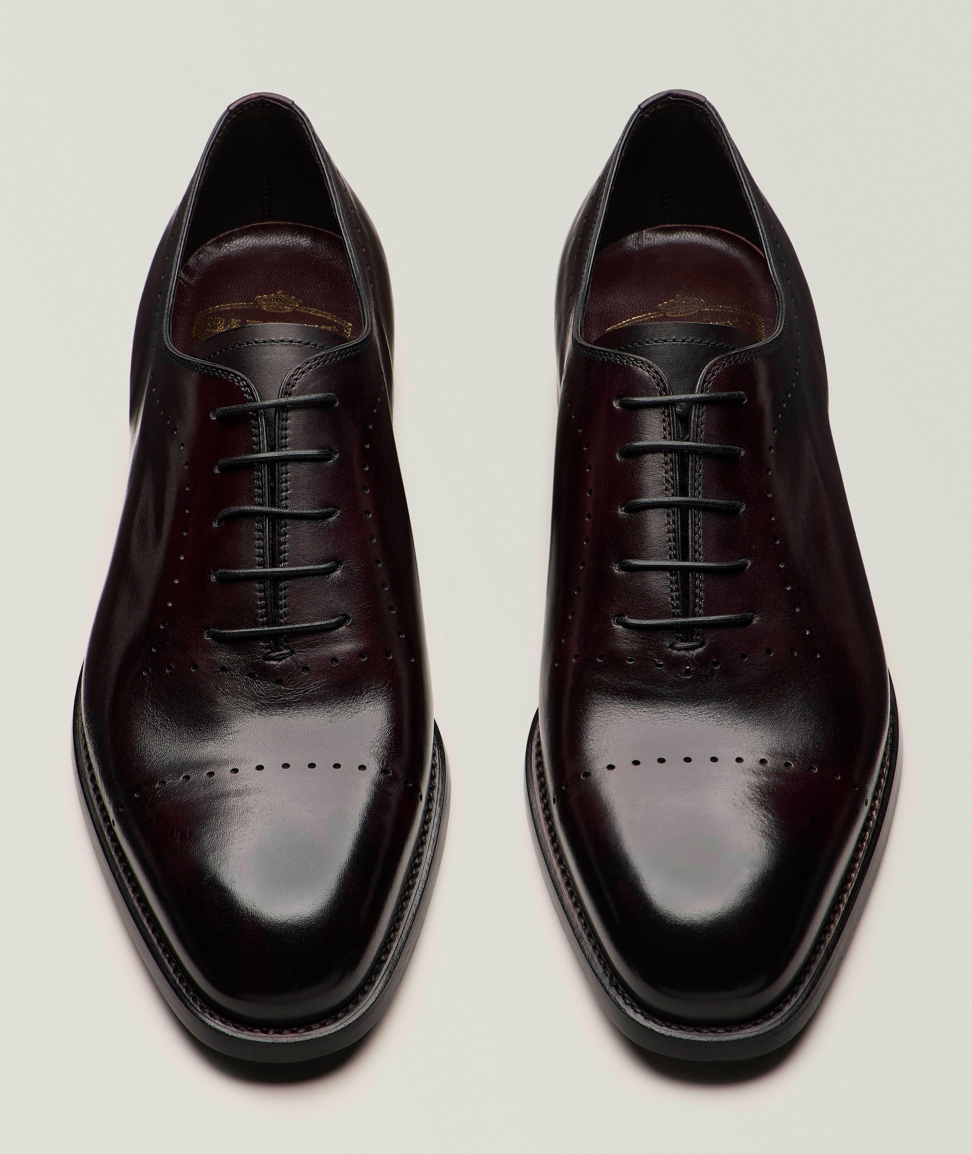 Derbies en cuir perforé image 1