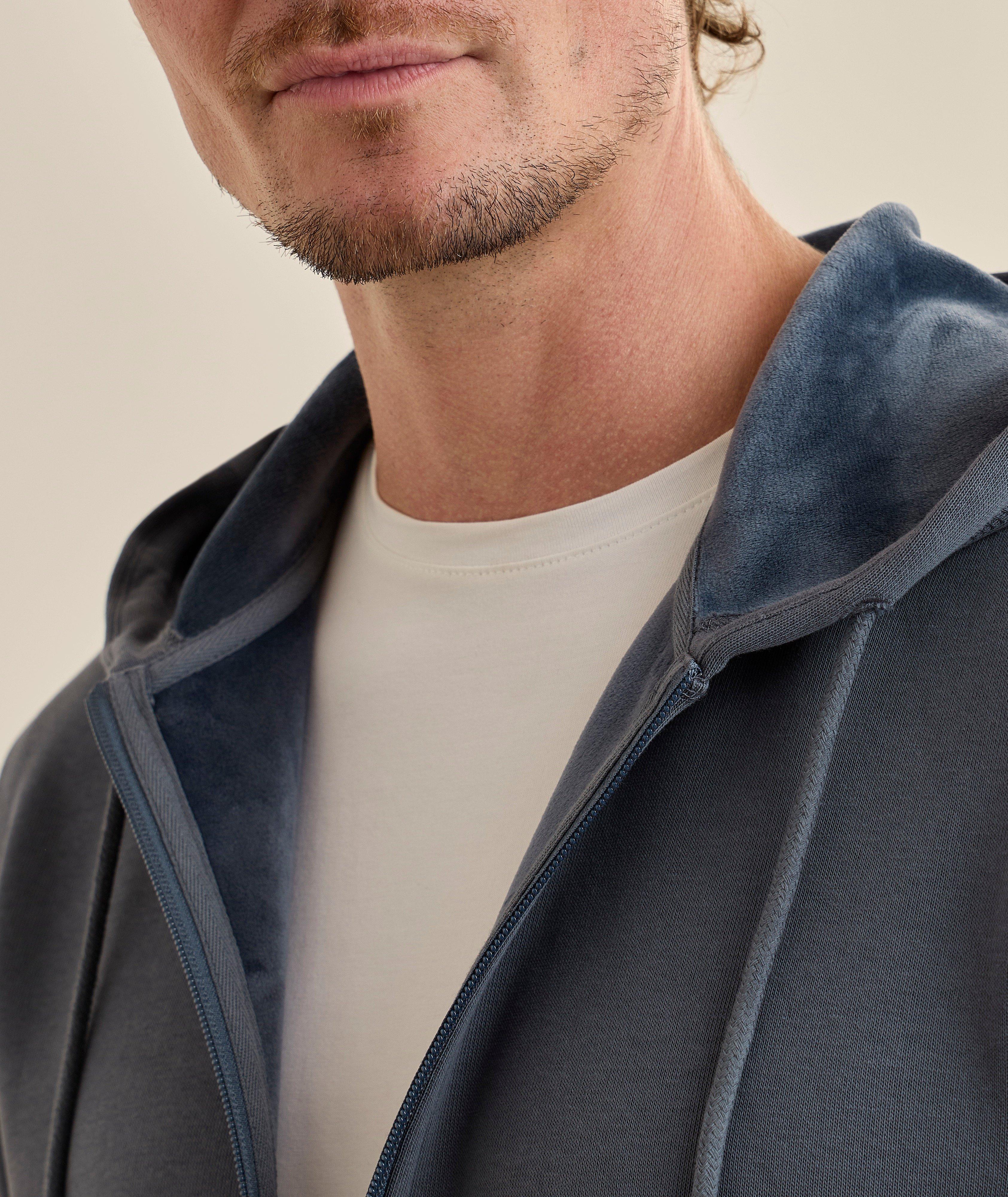 Velour-Lined Hooded Sweatshirt  image 3