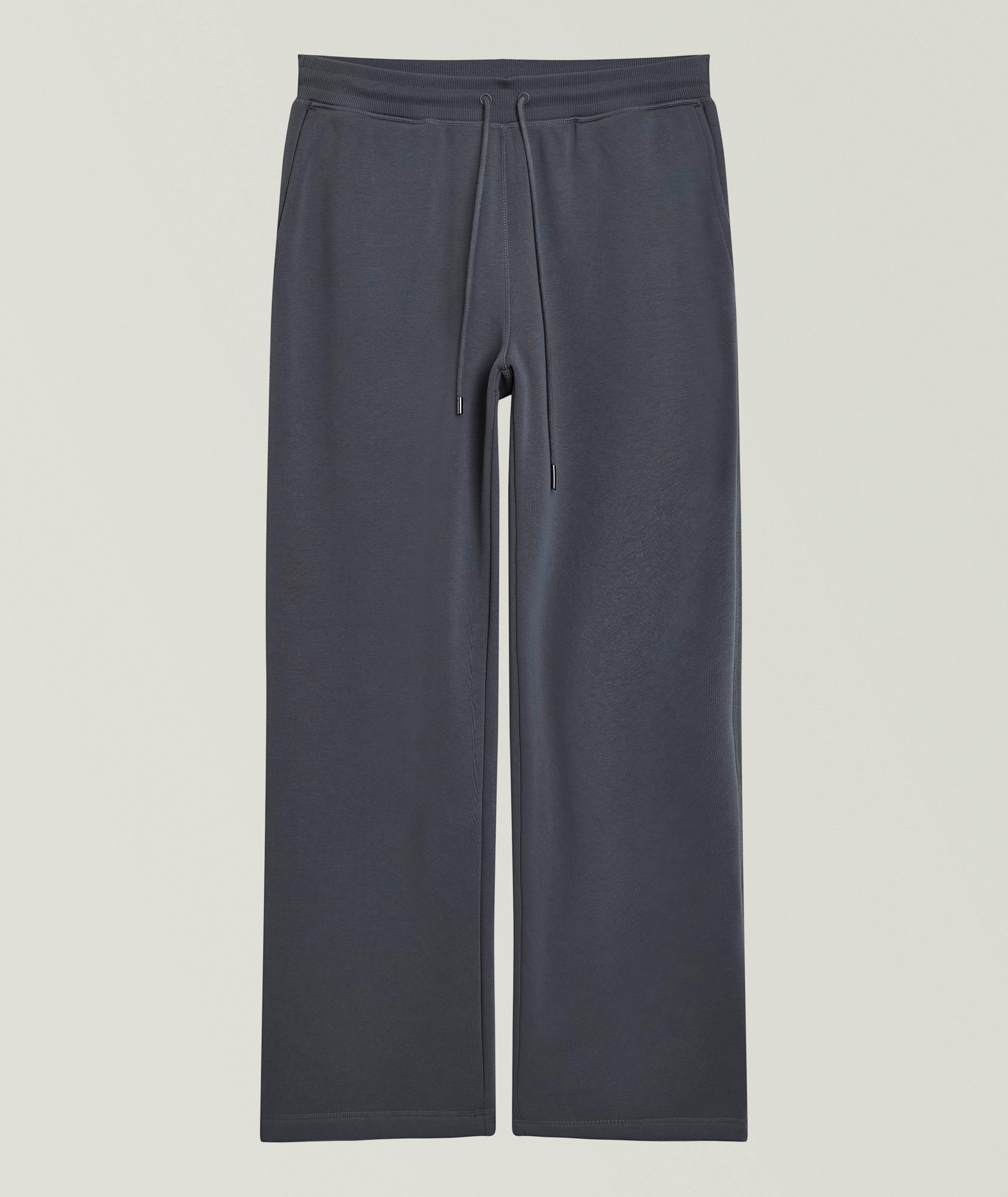 Velour-Lined Wide-Leg Sweatpants image 0