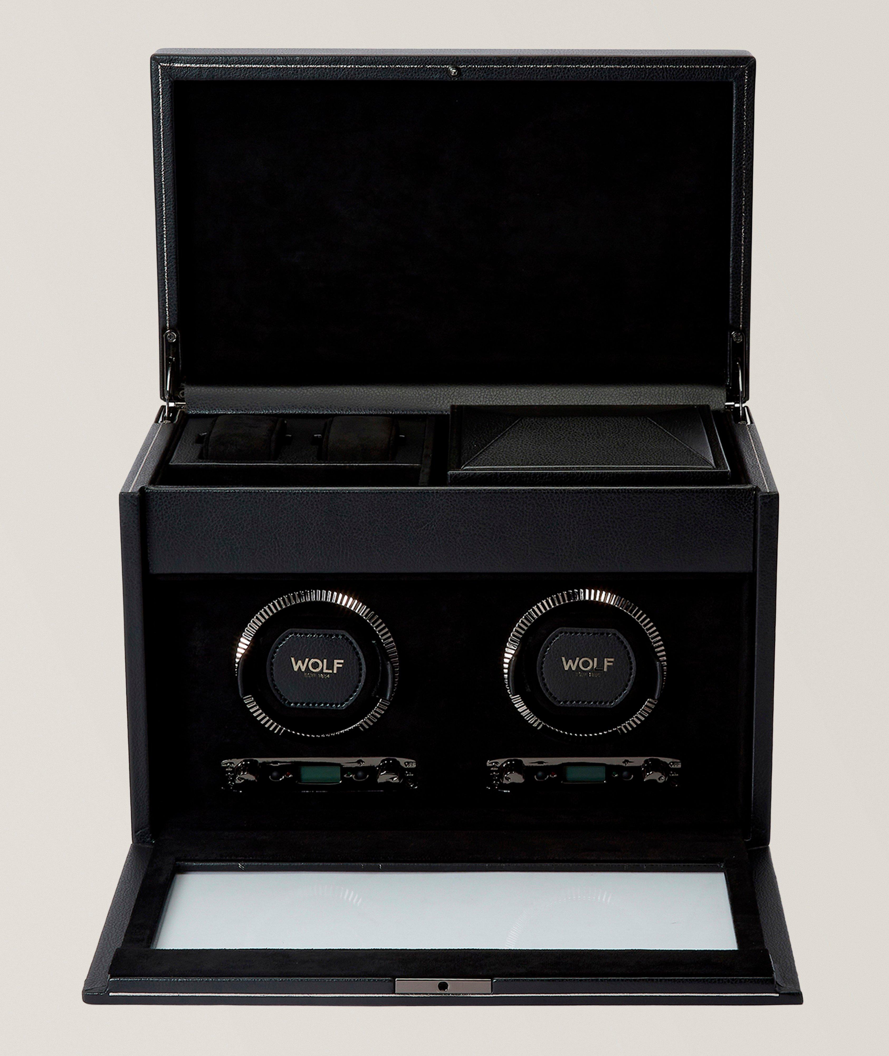British Racing Double Watch Winder with Storage image 2