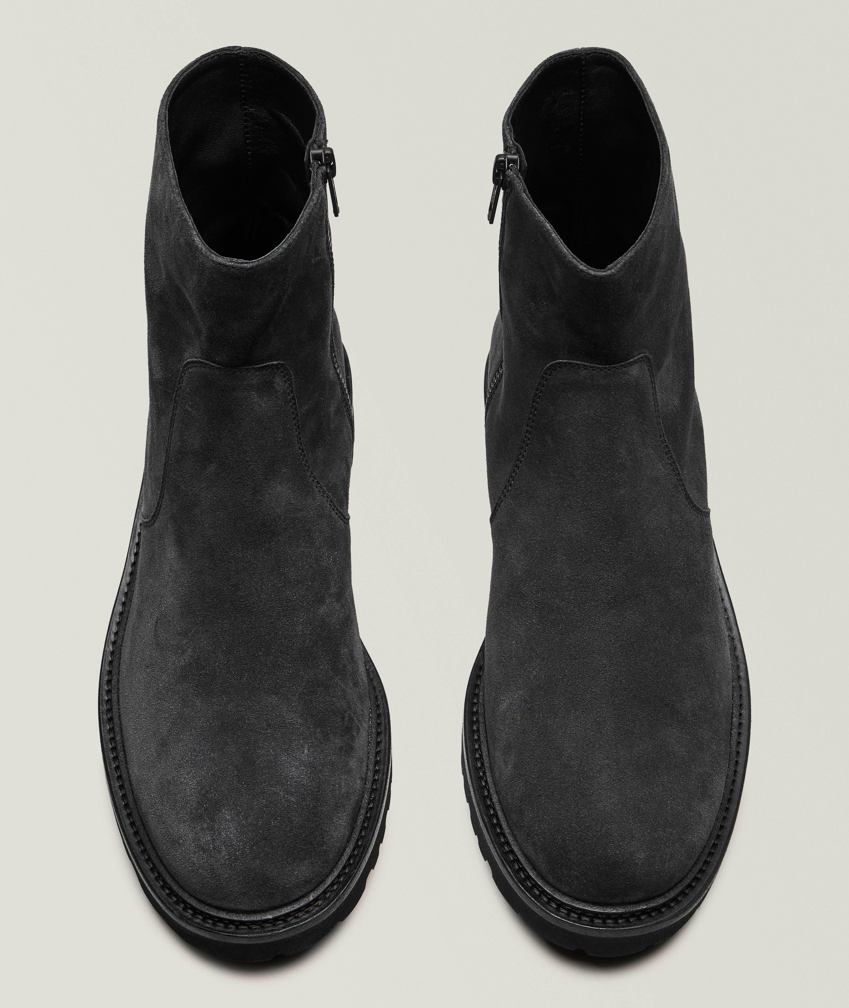 Bottes crantée en suède image 1