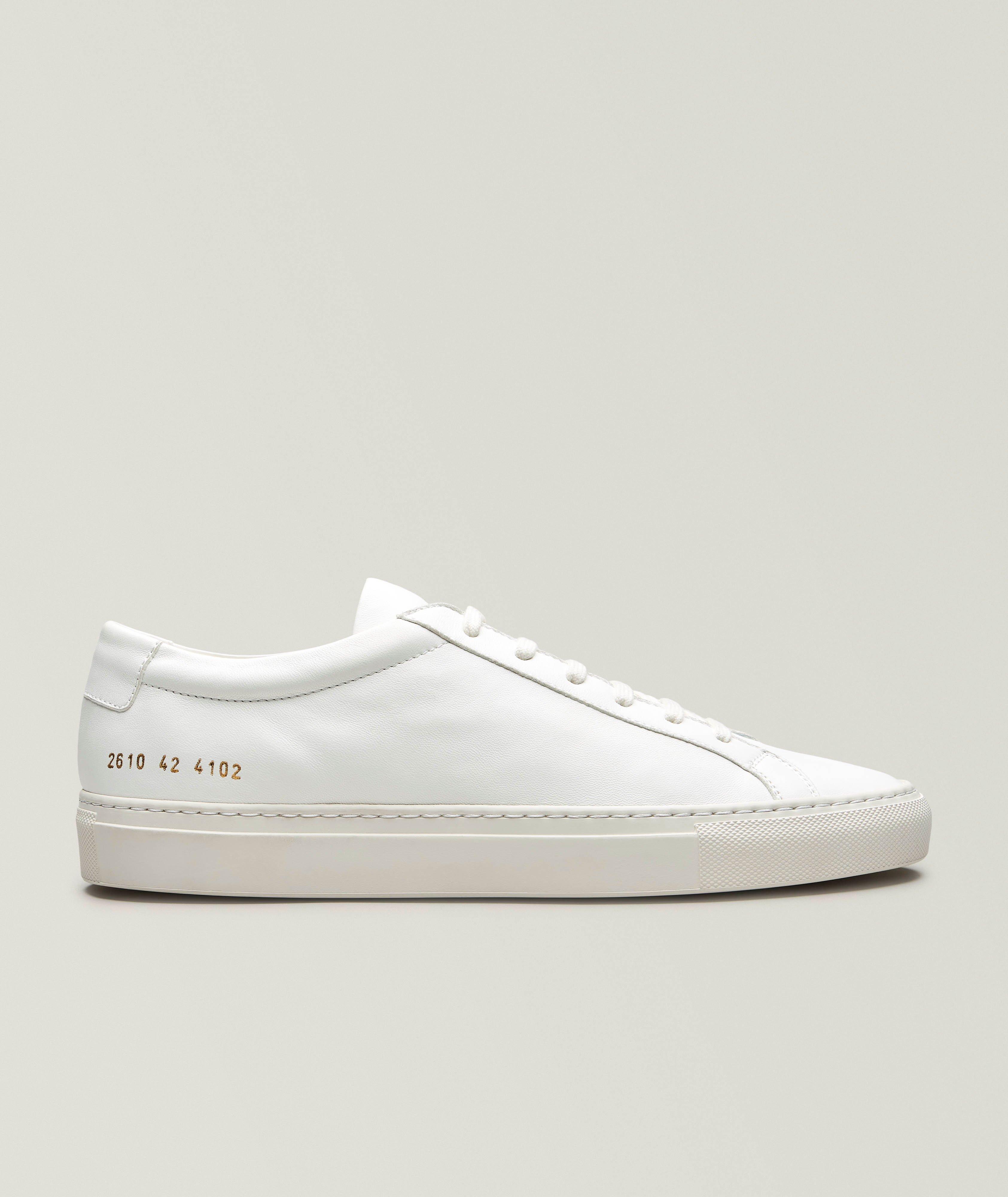 Common Projects Chaussures sport en cuir nappa Achilles