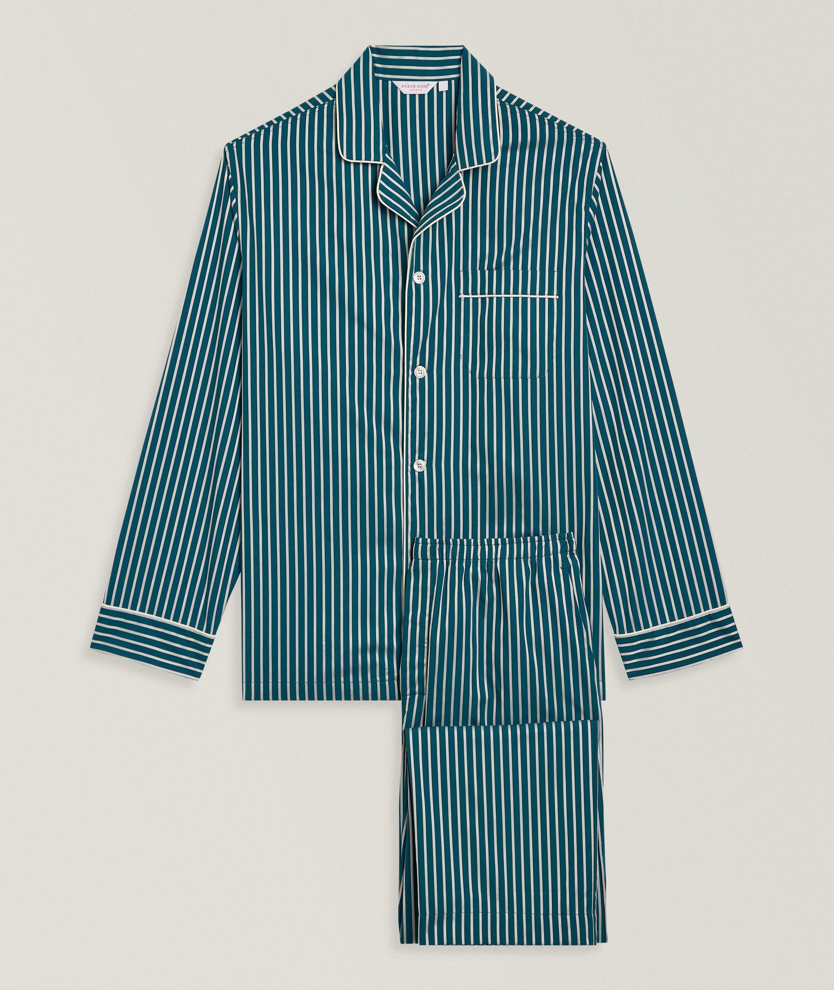 Derek Rose Ensemble de pyjama coton rayé