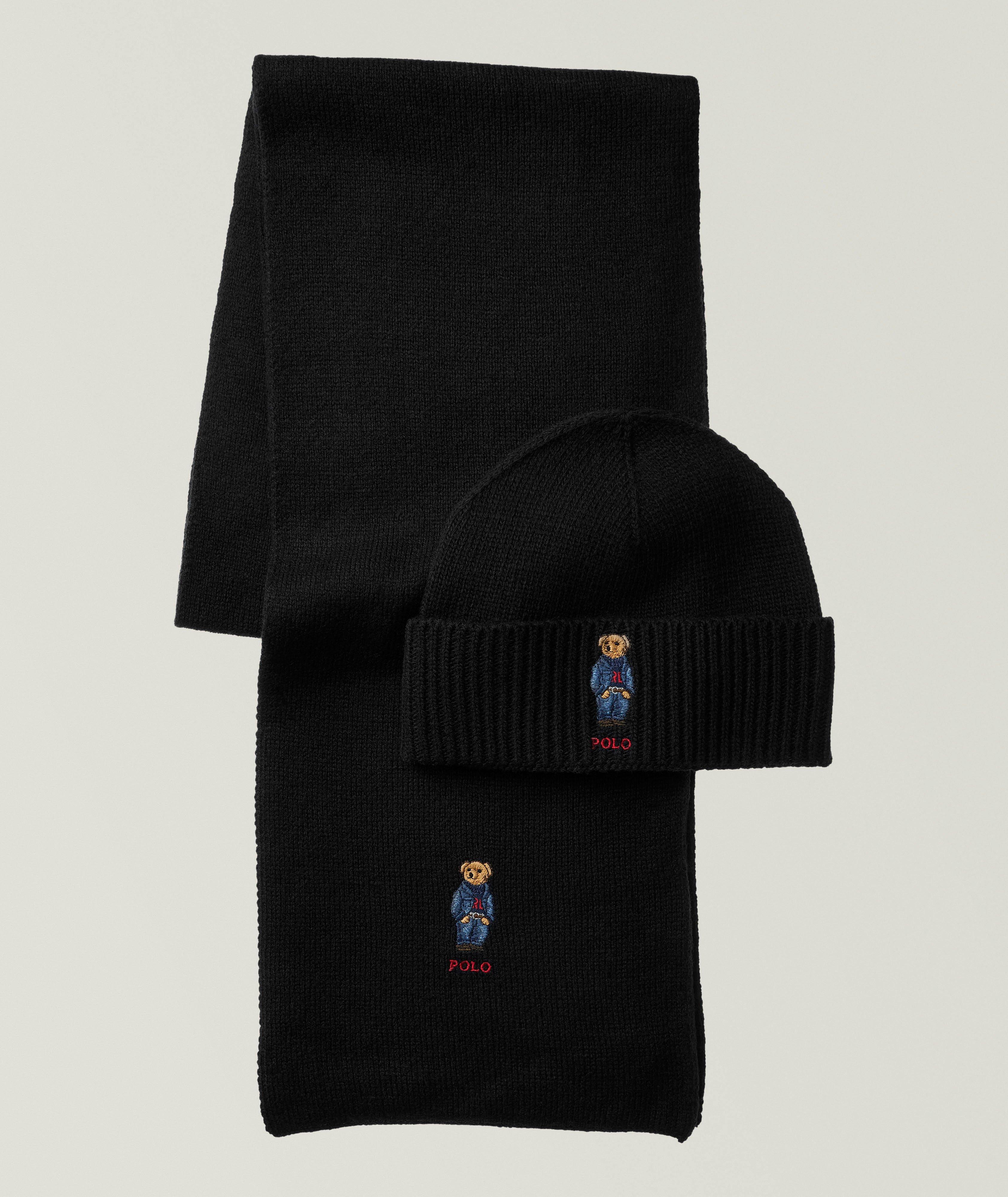 Ensemble tuque & écharpe en laine-mélange Polo Bear image 0
