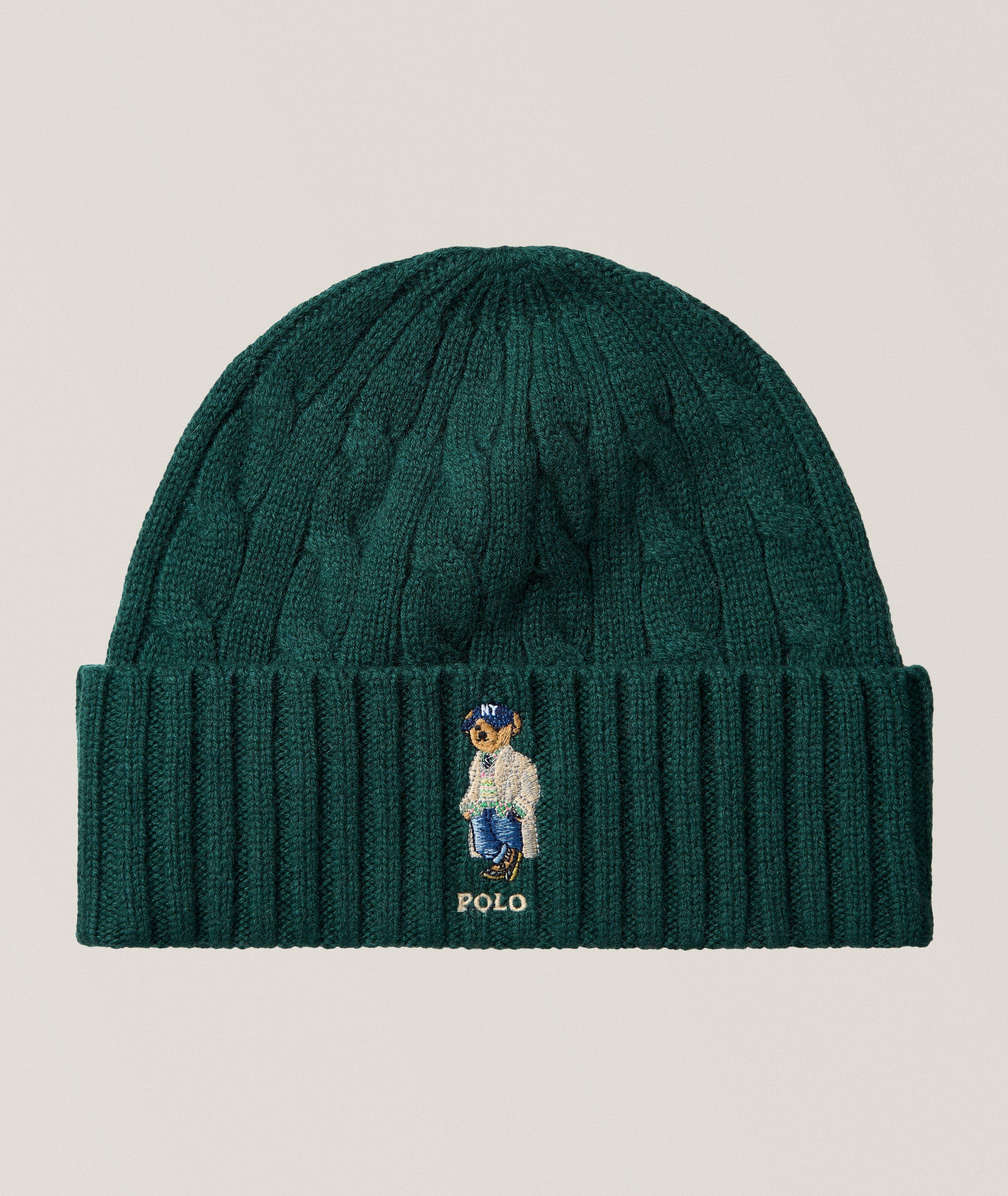 Litchfield Polo Bear Cable Knit Beanie image 0
