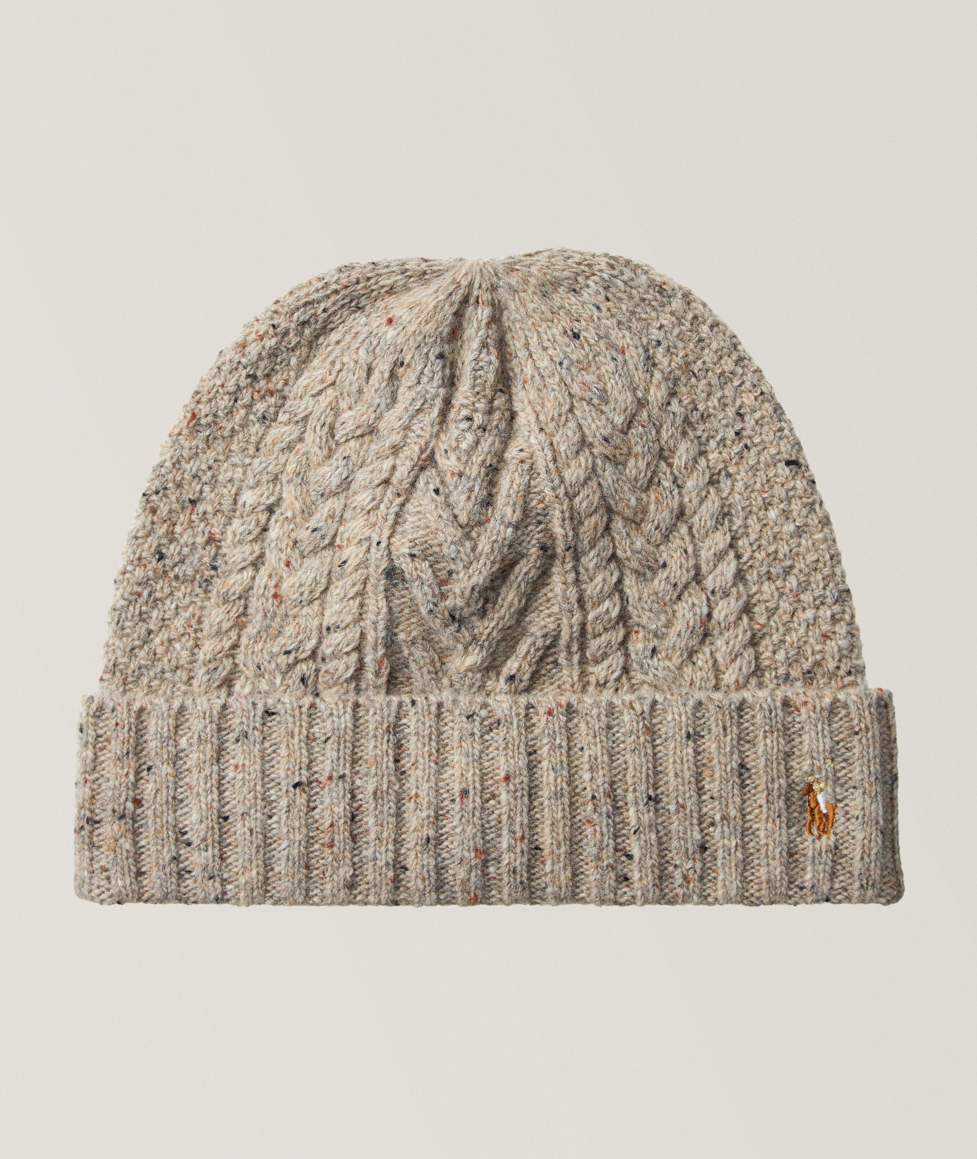 Aran Tweed Cable Knit Beanie  image 0