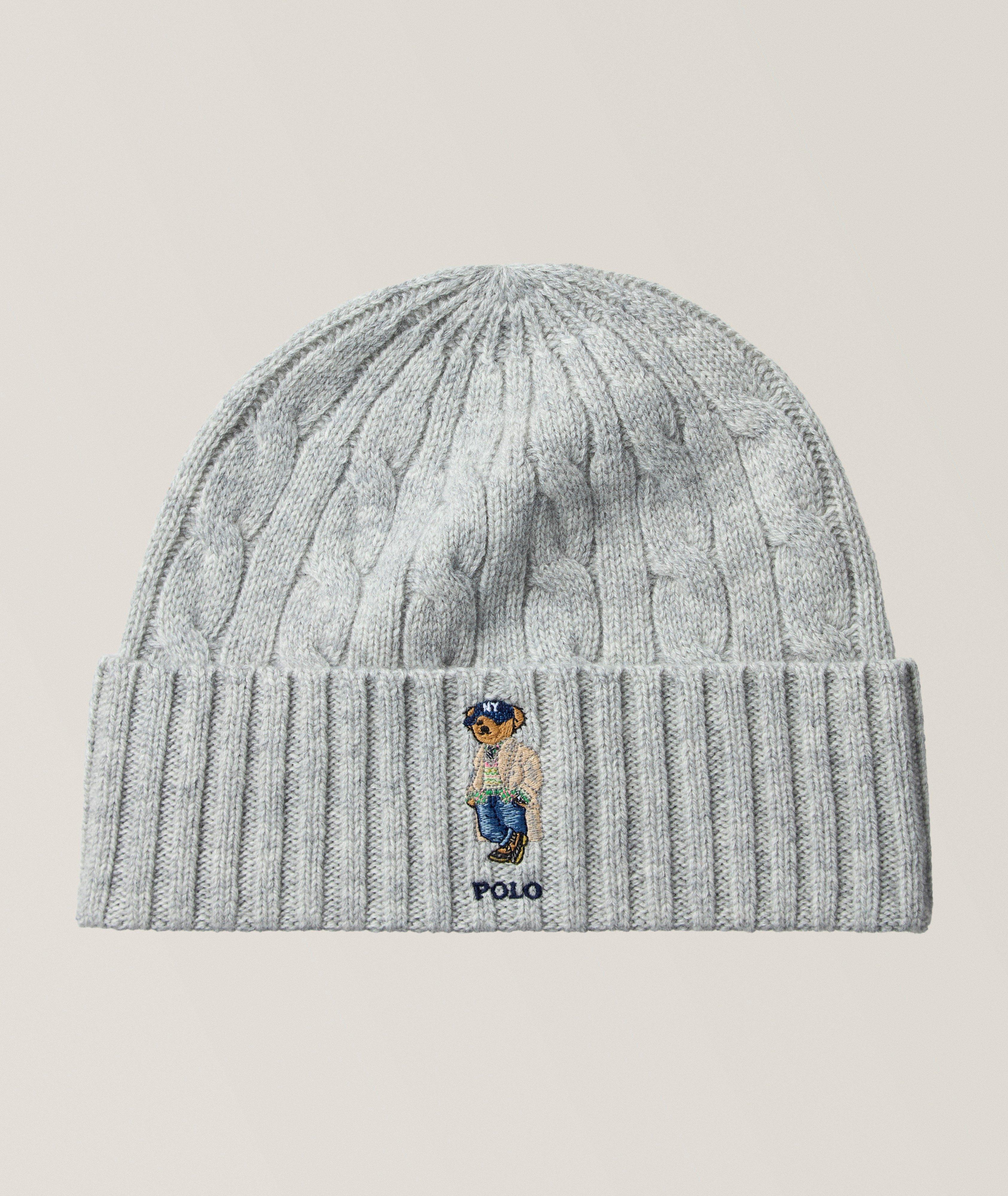 Litchfield Polo Bear Cable Knit Beanie image 0