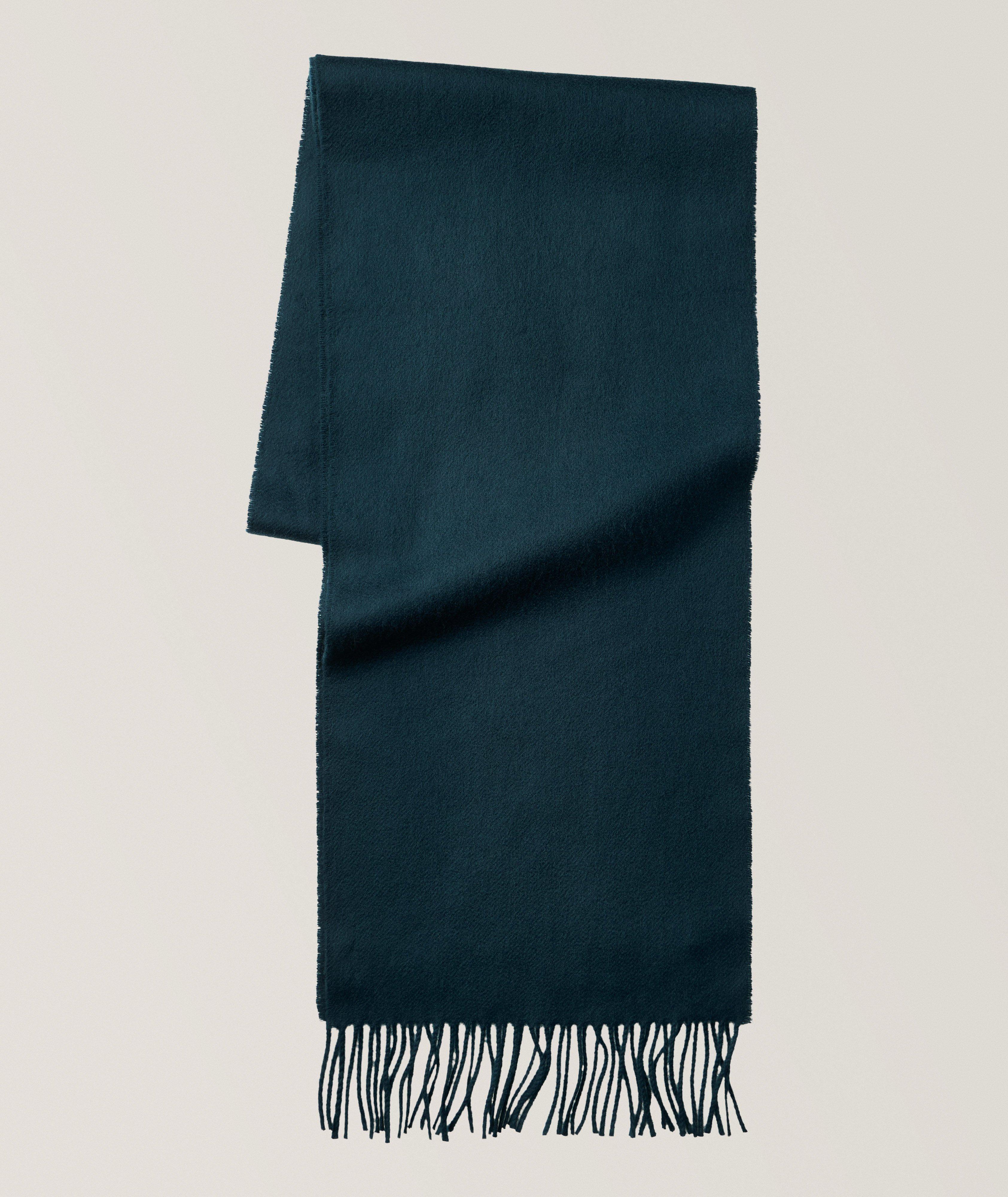 Johnstons of Elgin Fringe-Trim Cashmere Scarf 