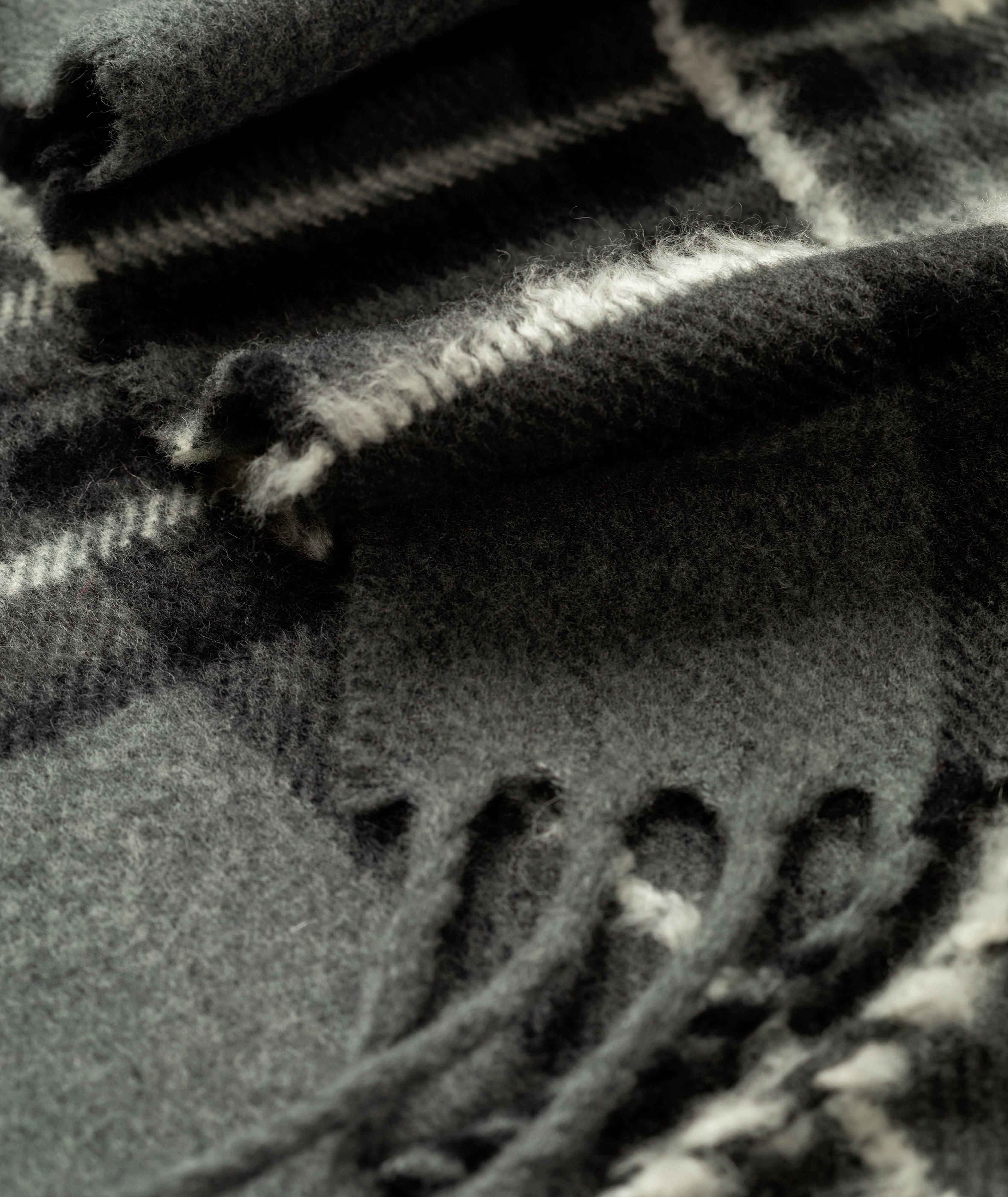 Écharpe en mousseline laine-cachemire tartan image 2