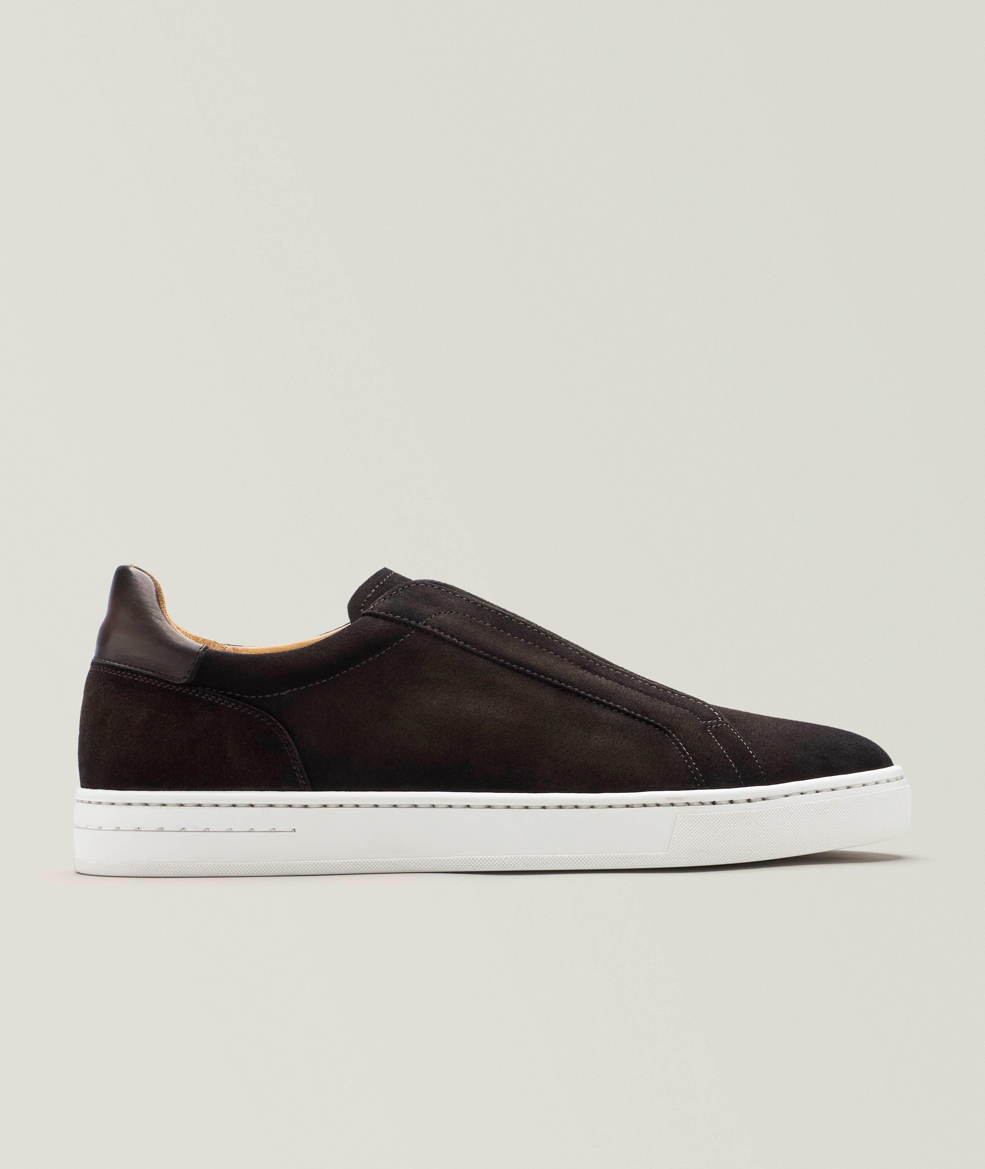 Magnanni Gasol Nubuck Leather Slip-On Sneakers
