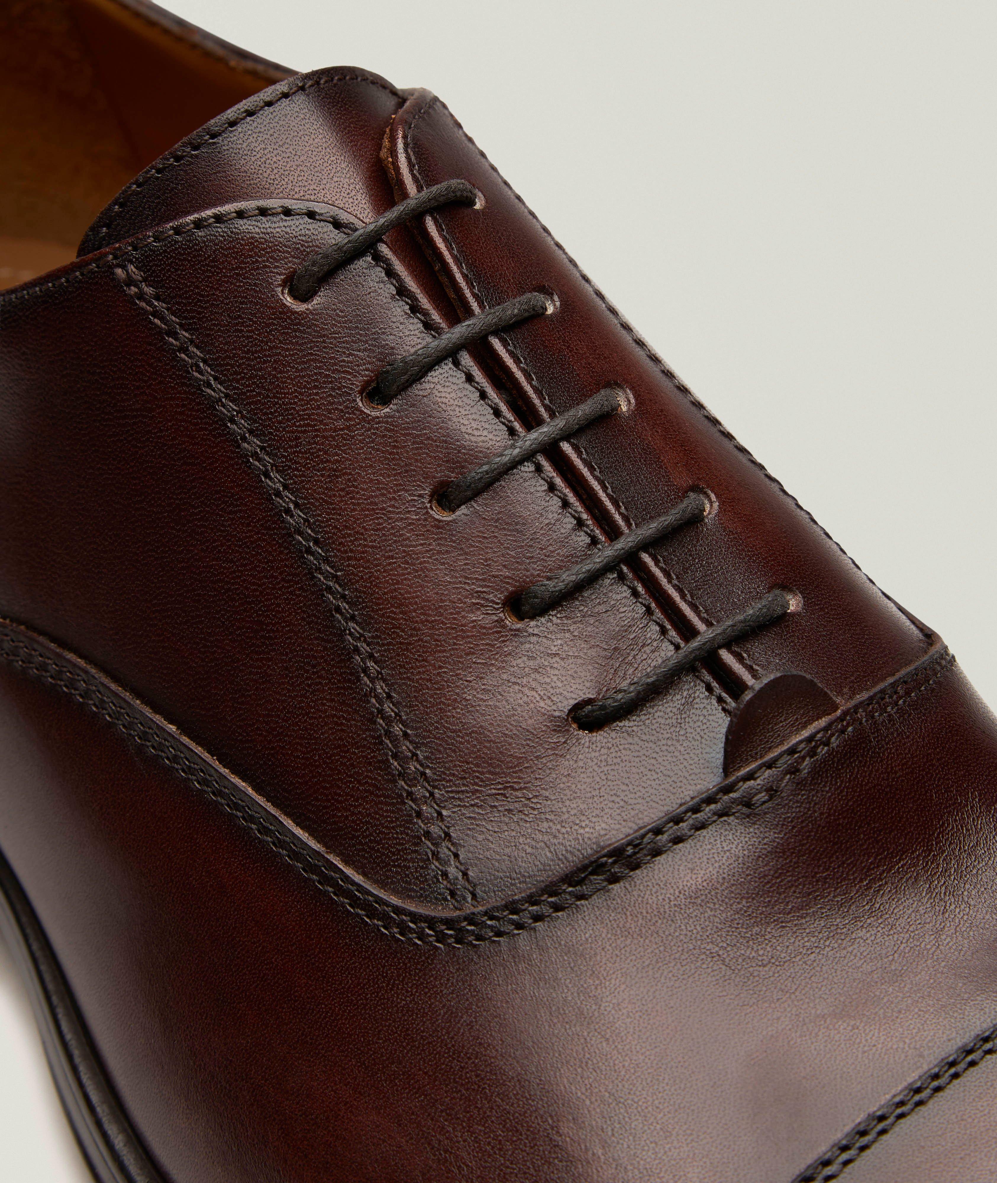 Leather Cap-Toe Oxfords image 2