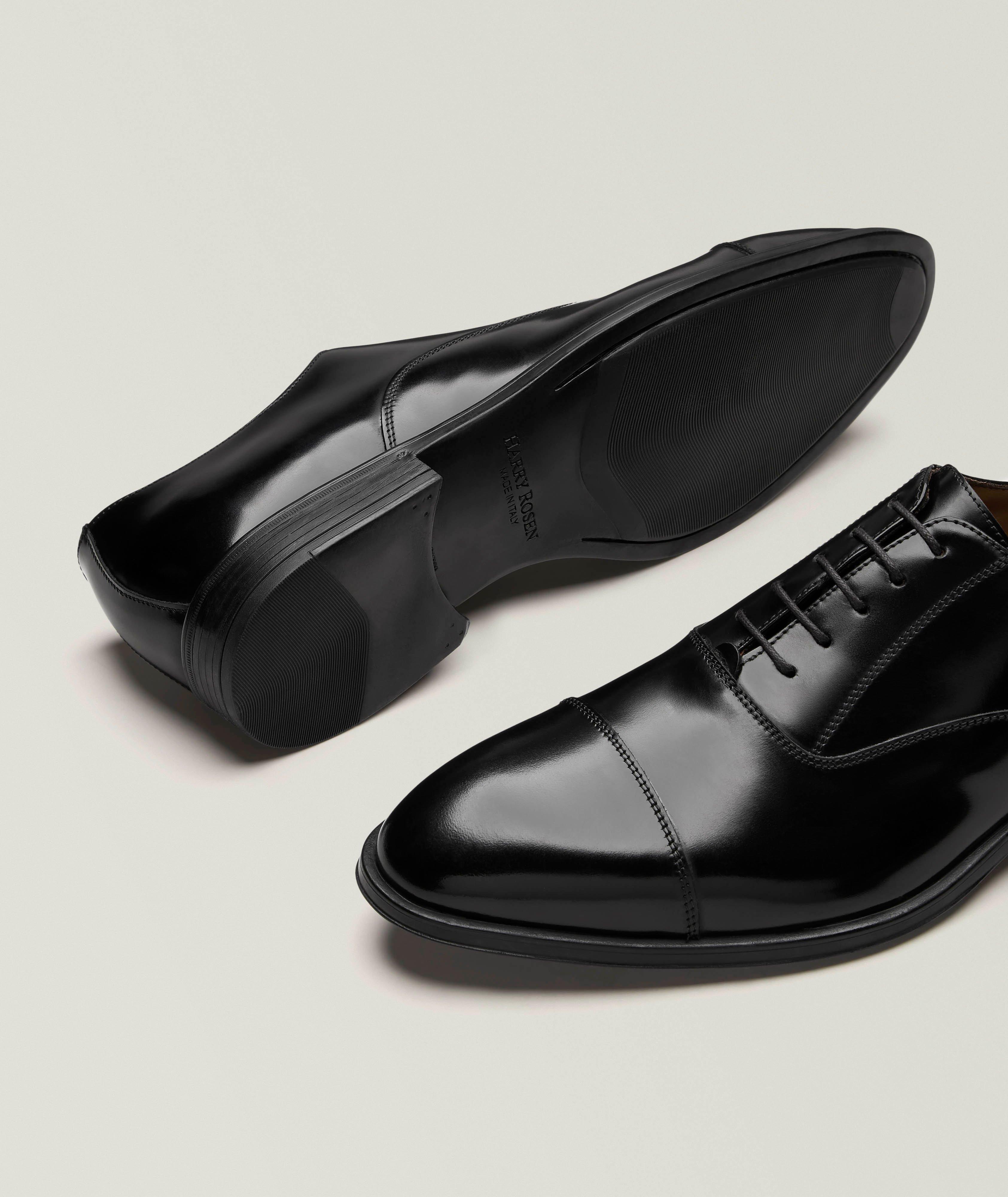 Leather Cap-Toe Oxfords image 3