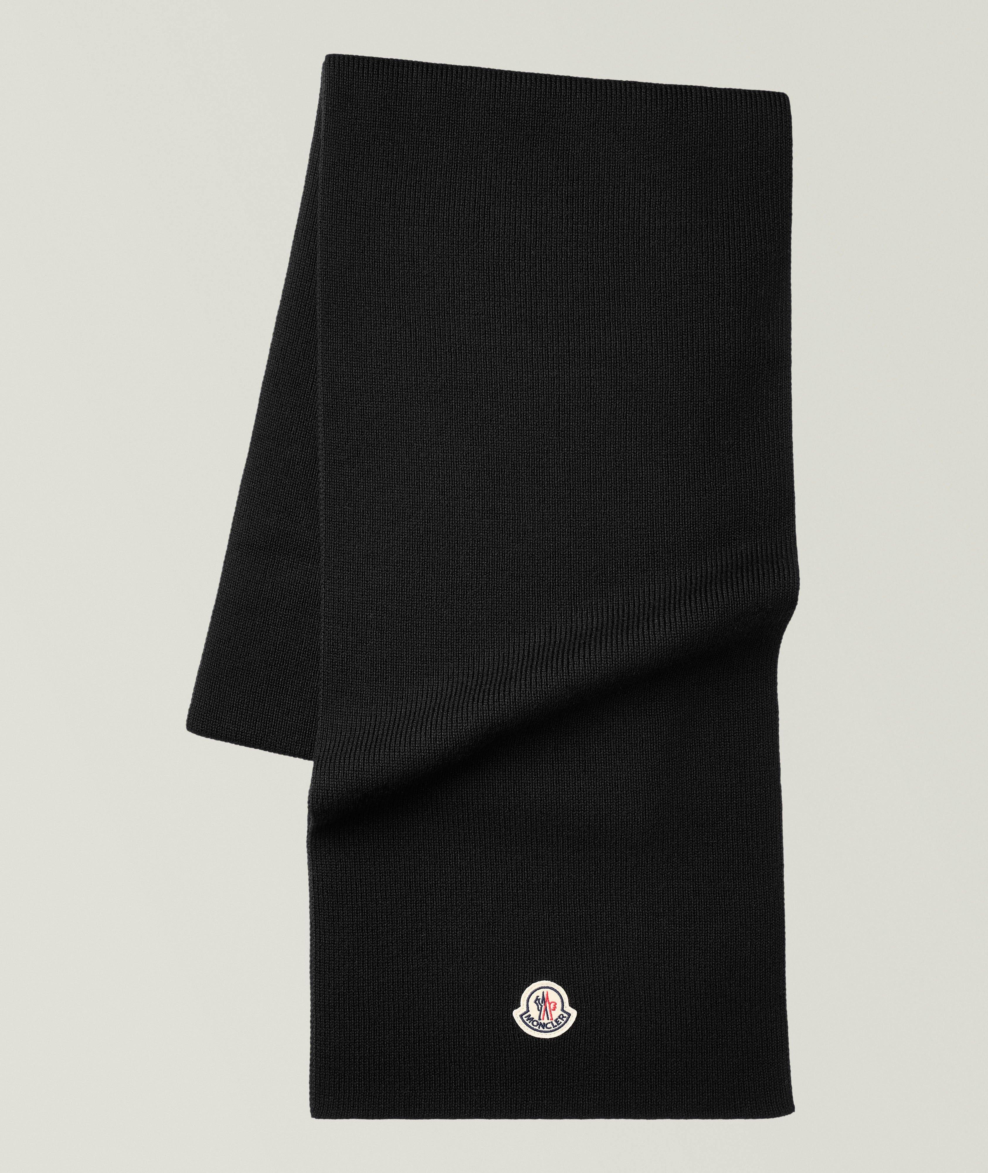 Logo Patch Wool Scarf image 0