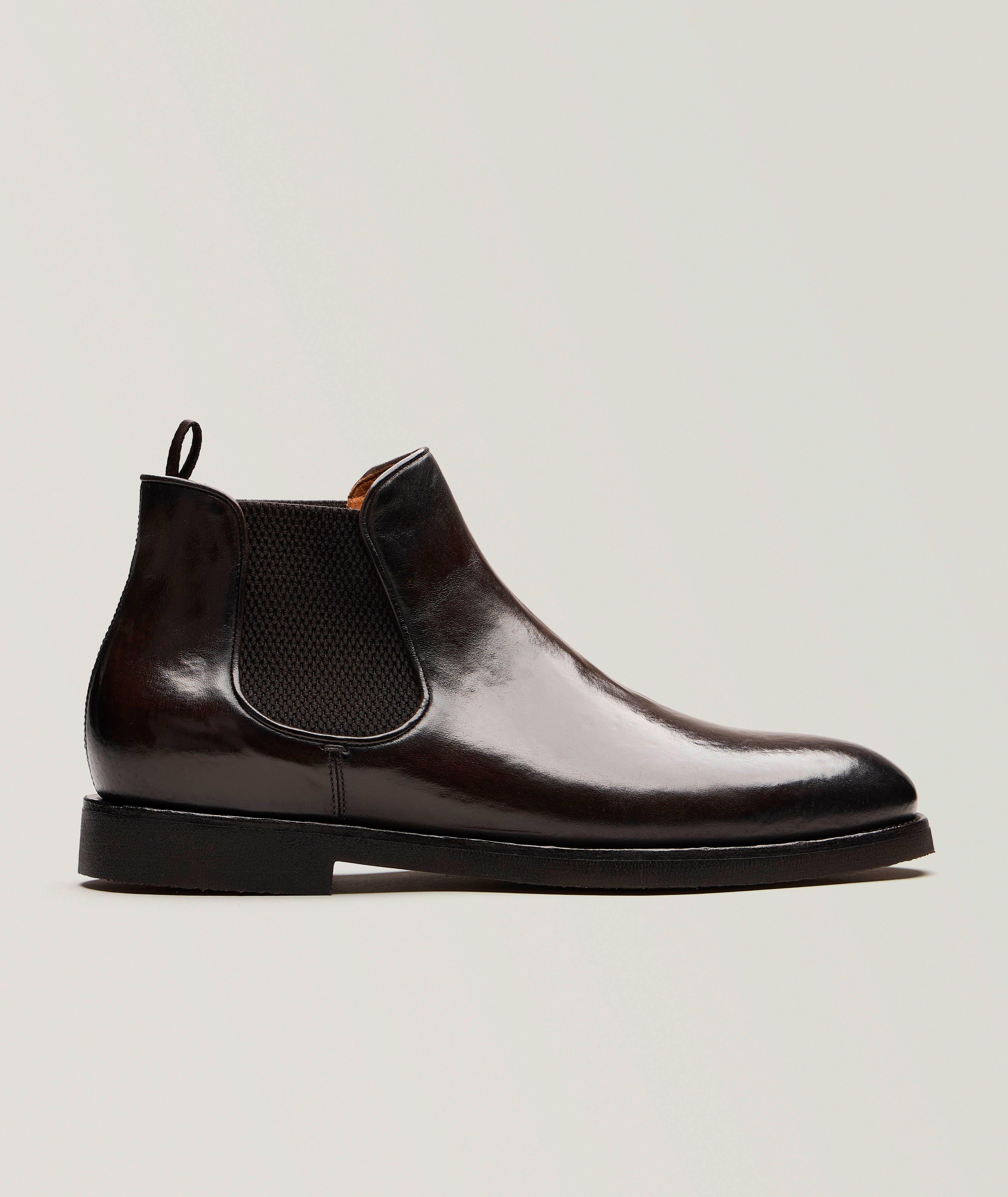 Officine Creative Bariton Flexi 002 Leather Chelsea Boots