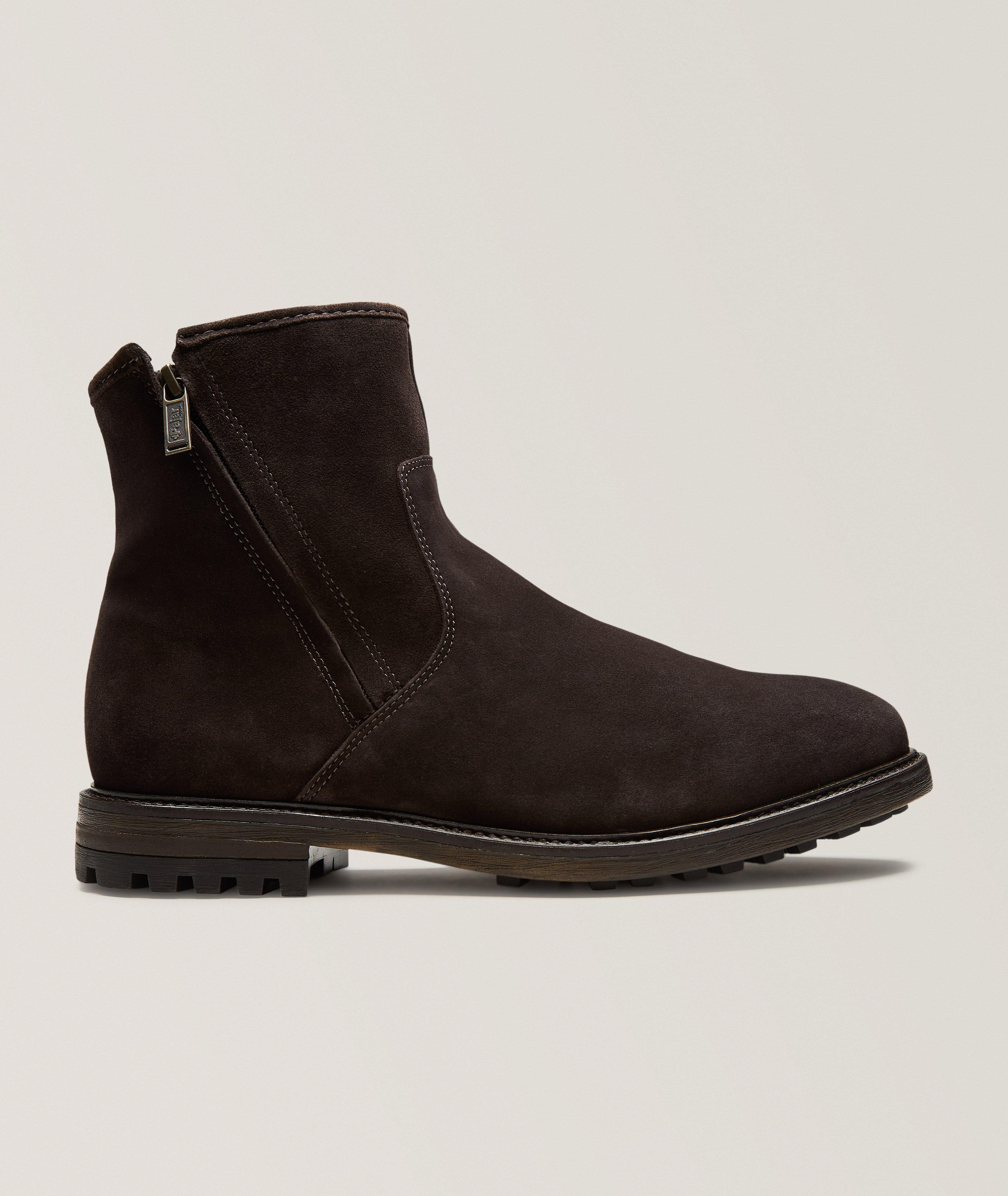 Bottes en suède doublées-peau lainée Ely image 0