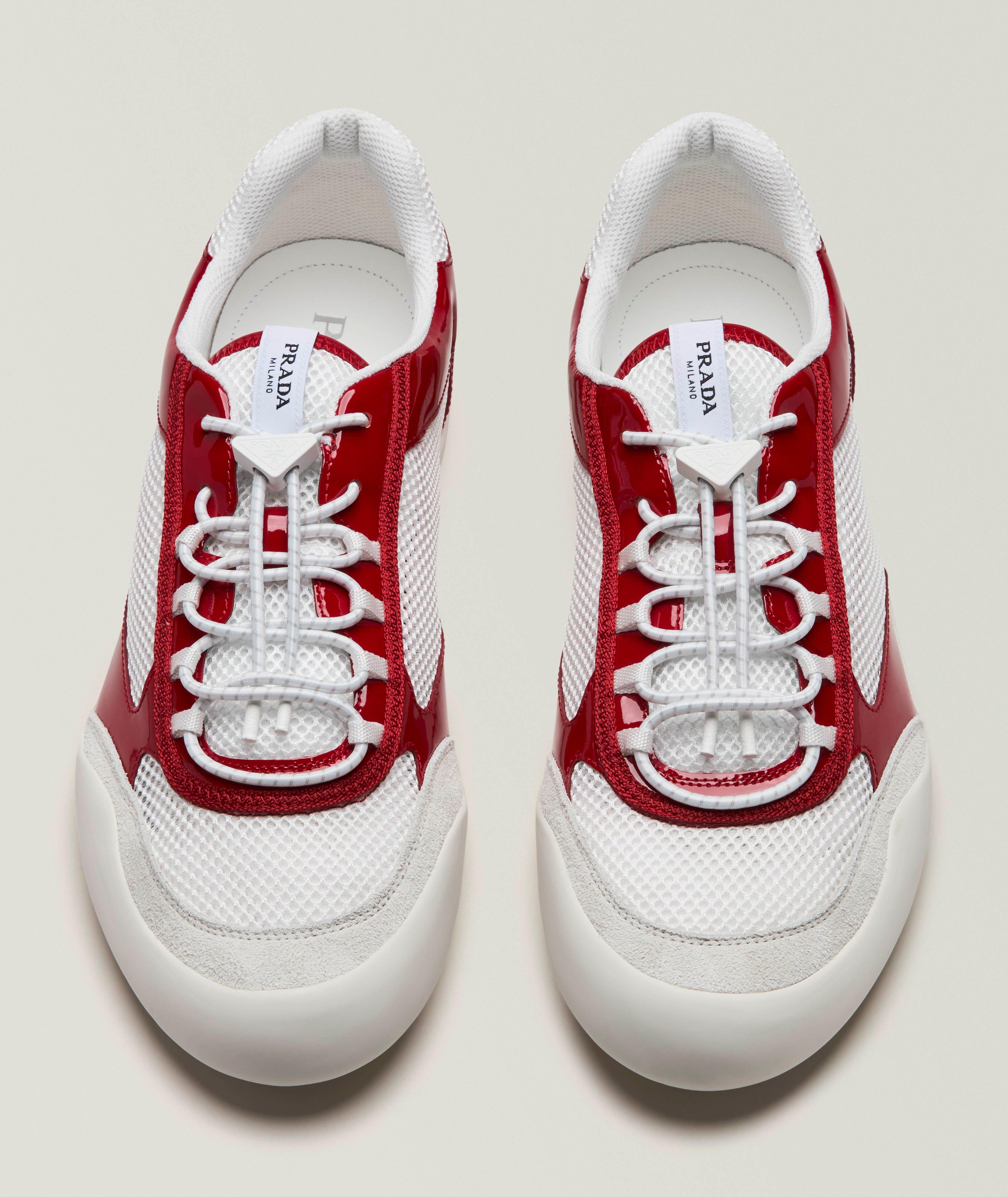 Prada Speedrock Leather & Mesh Sneakers | Sneakers | Harry Rosen