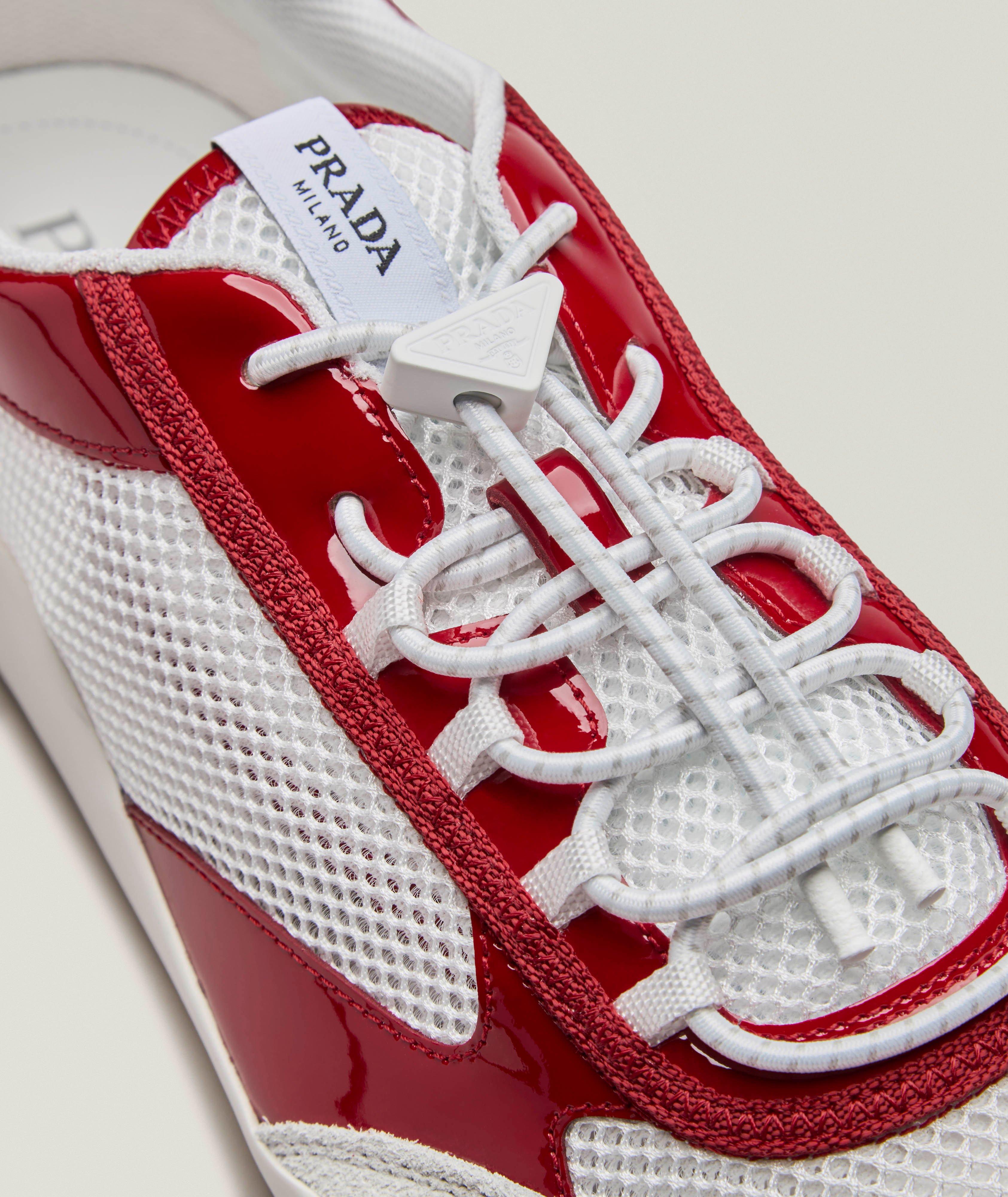 Prada Speedrock Leather & Mesh Sneakers | Sneakers | Harry Rosen
