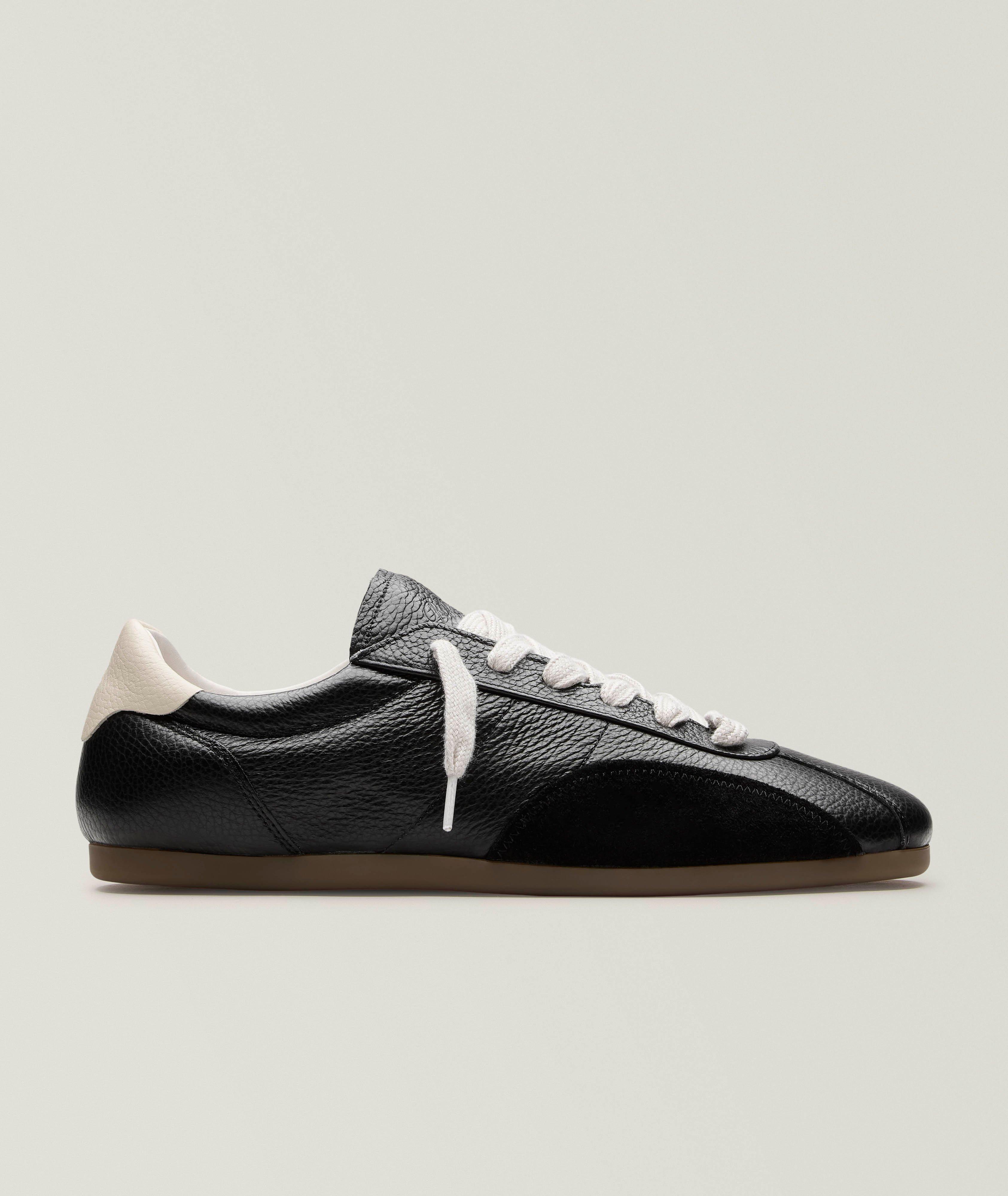 Represent REP BLK LTHR LOW PRO SNKR GUM SL