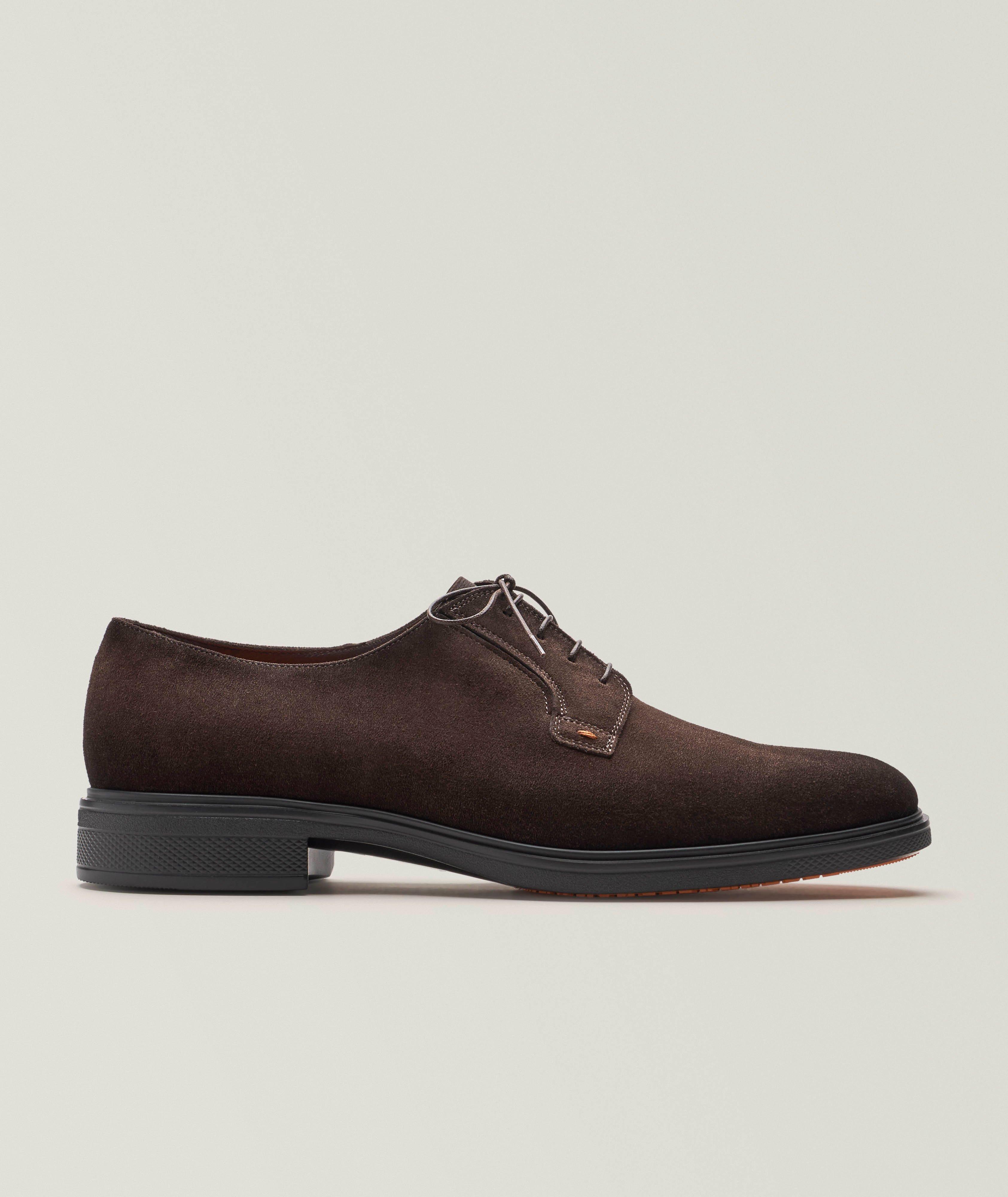Santoni Easy Suede Derbies