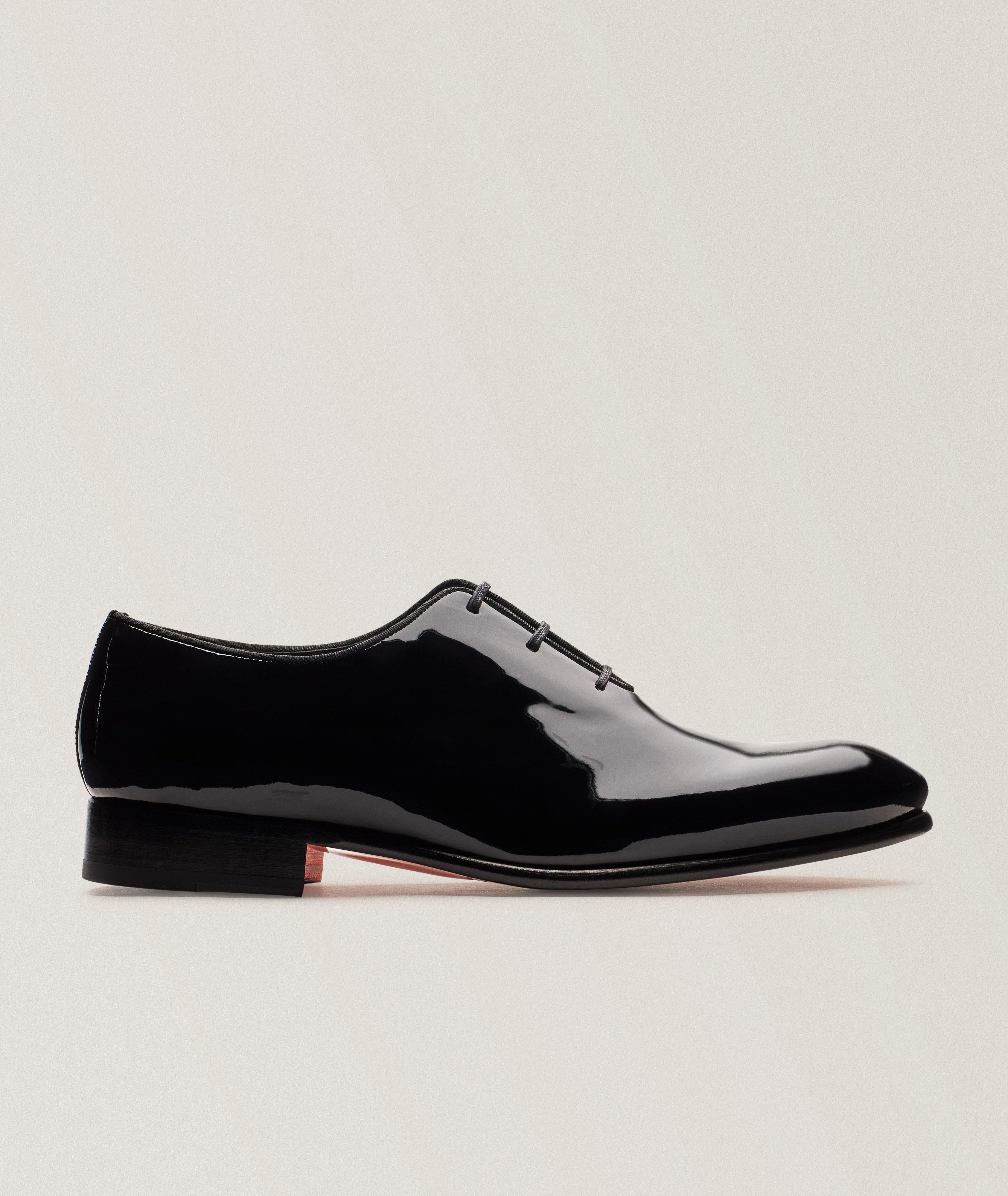 Santoni Richelieus en cuir verni Carter