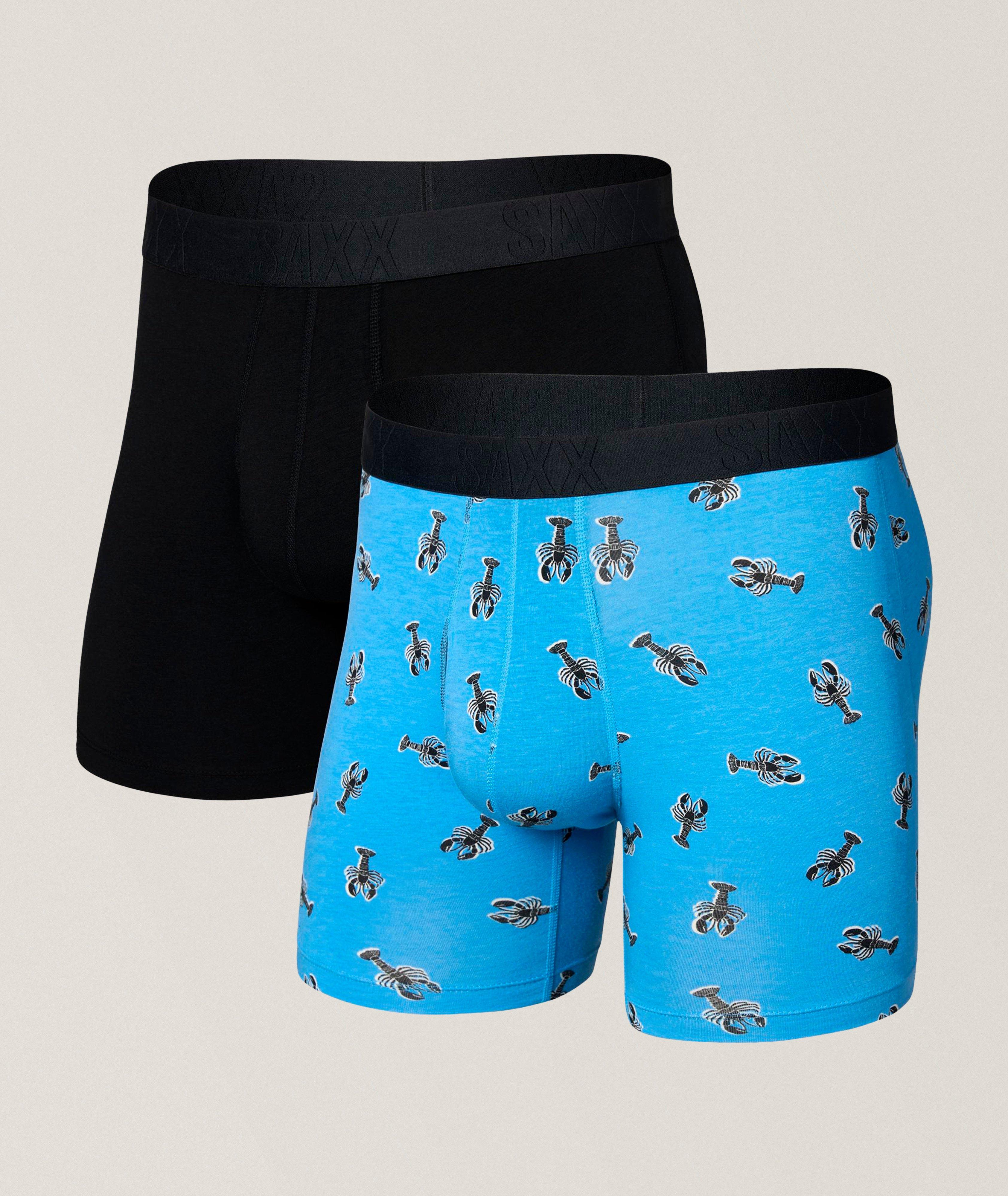 SAXX Two-Pack Lobster Boil DropTemp Boxer Briefs