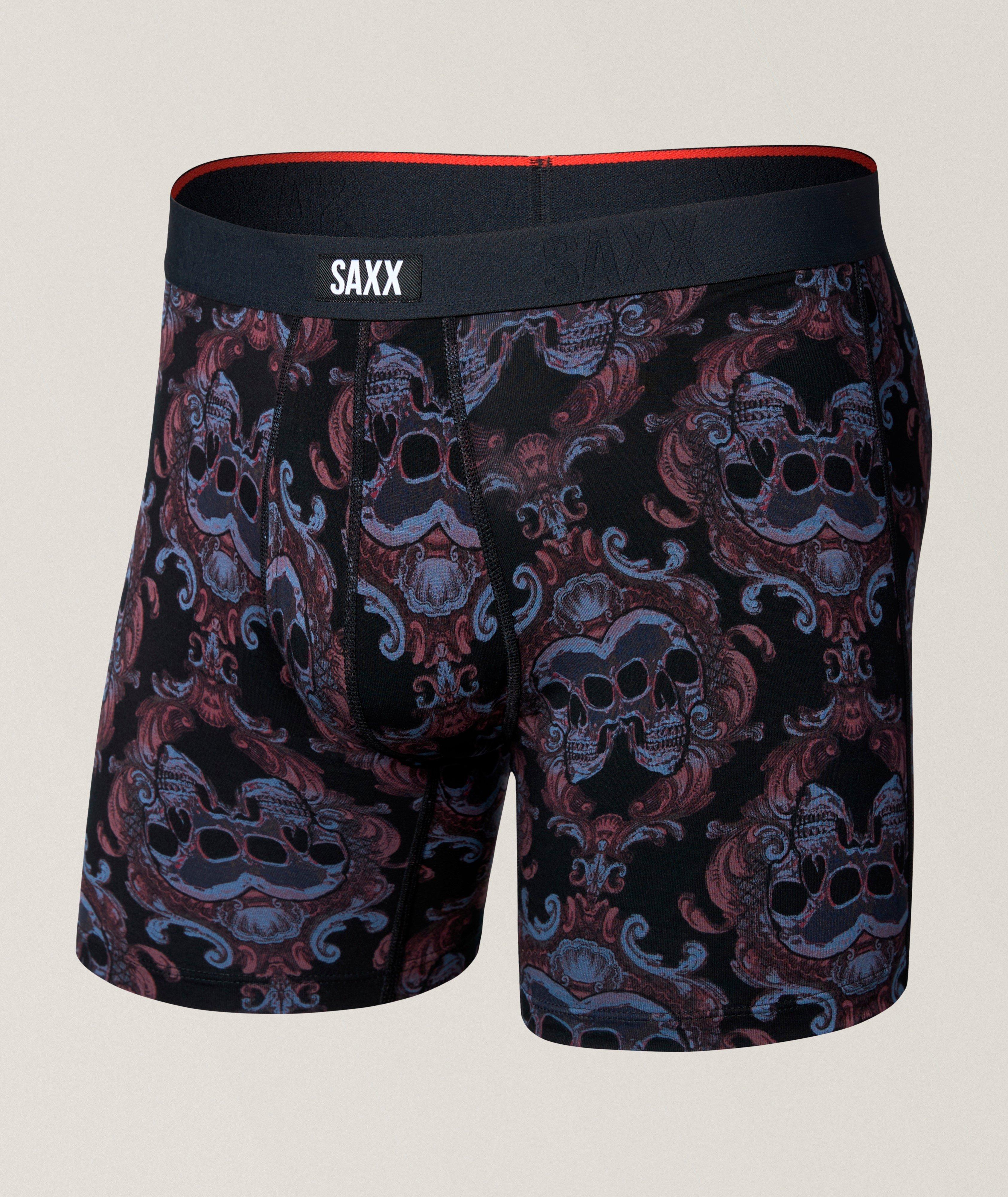 SAXX Boxeur moulant Vibe Xtra brocart crâne
