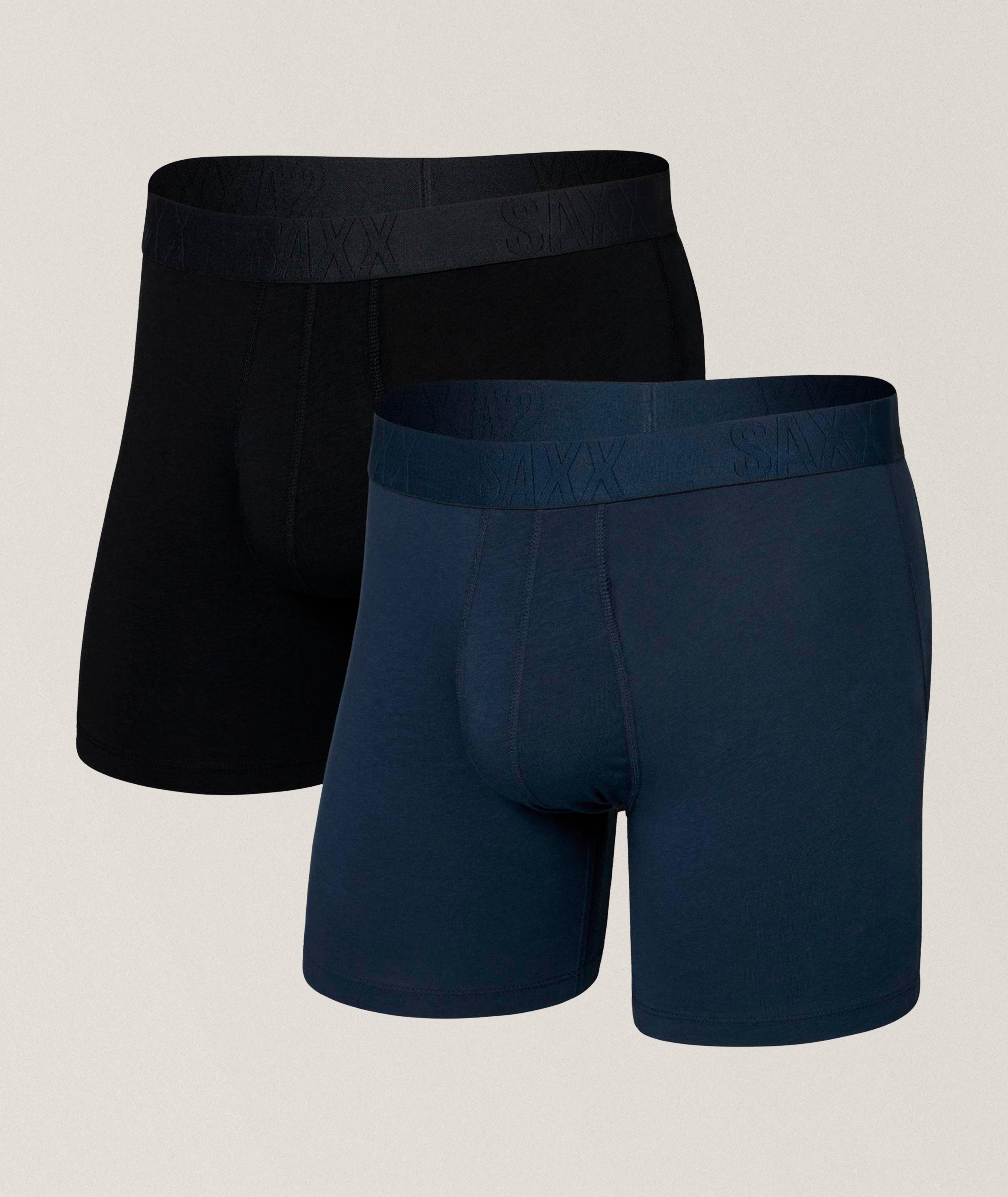 SAXX Two-Pack Solid DropTemp Boxer Briefs